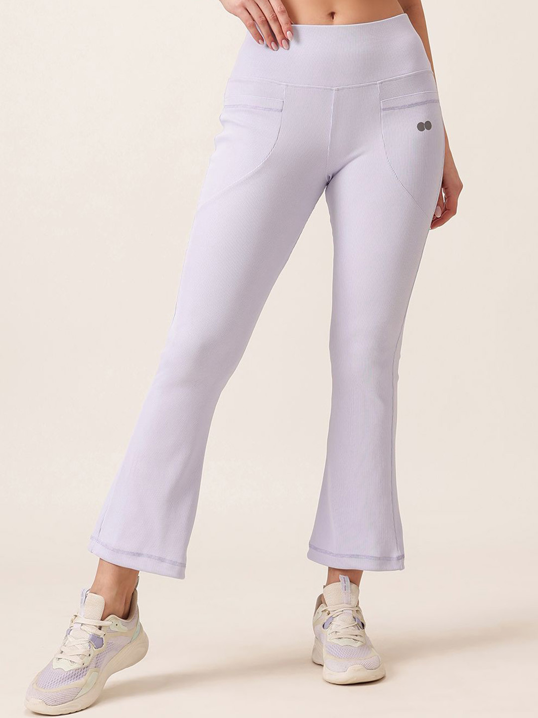 Clovia High-Waist Flared Yoga Pants