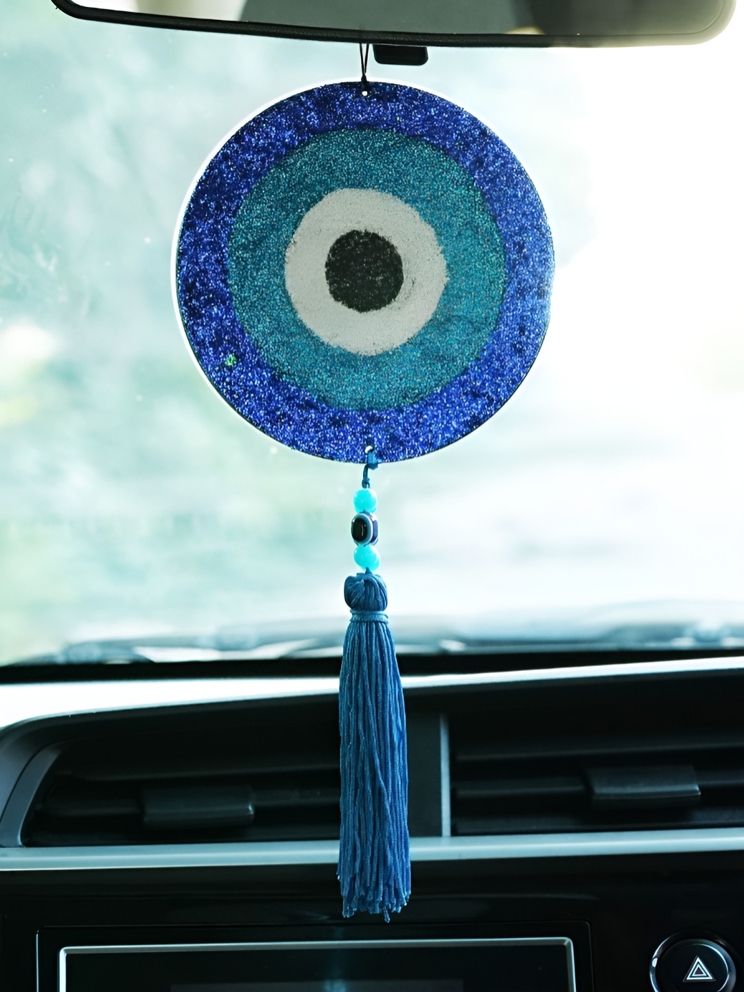 COLOR SPLASH Blue & White Printed Colorsplash Evil Eye