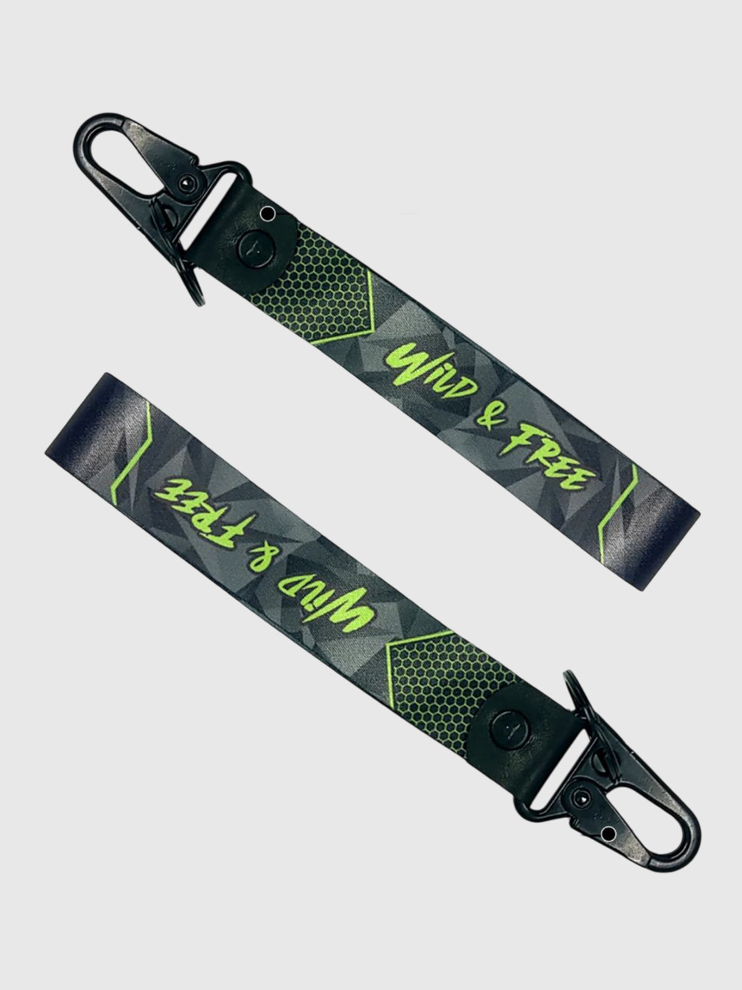 WANDERLOOMS Printed Habit Hazard Key Chain