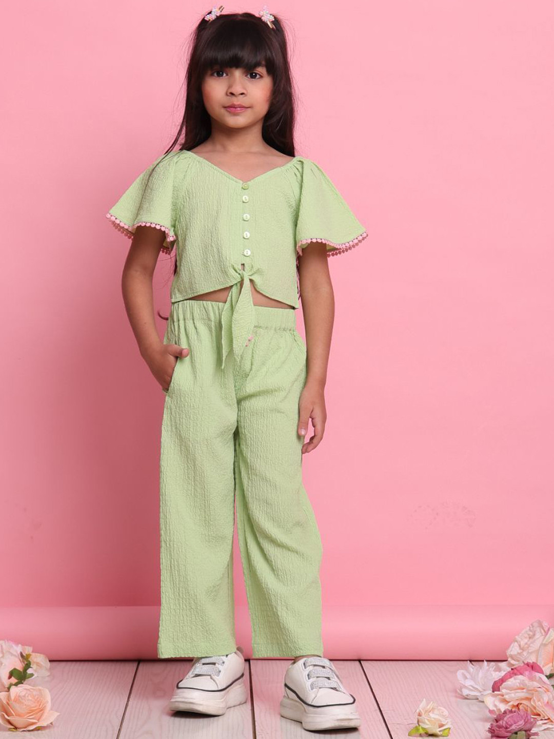 SAKA DESIGNS Top With Trousers Clothing Set