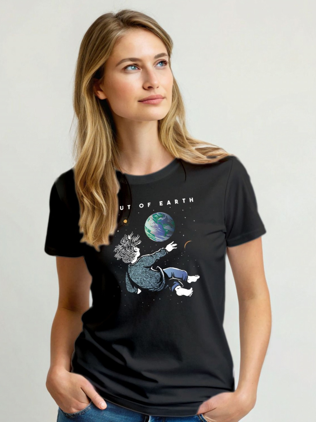Xenovaurban Women Graphic Printed Regular Fit T-shirt
