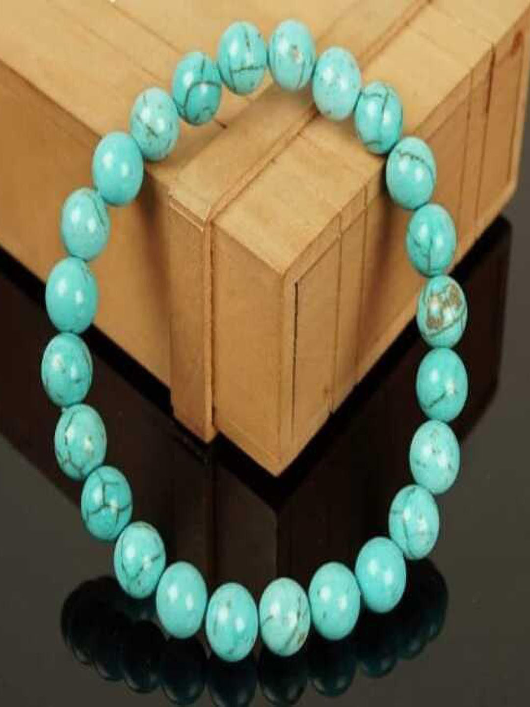 Sukhad Turquoise Beaded Bracelet