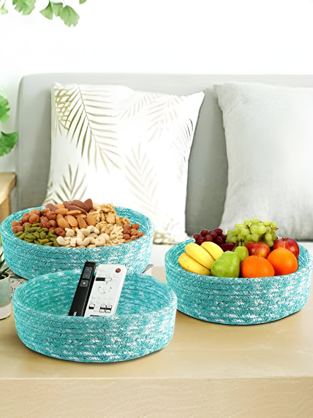 LADLI JEE Teal Set of 3 Reusable Multi-Utility Organisers