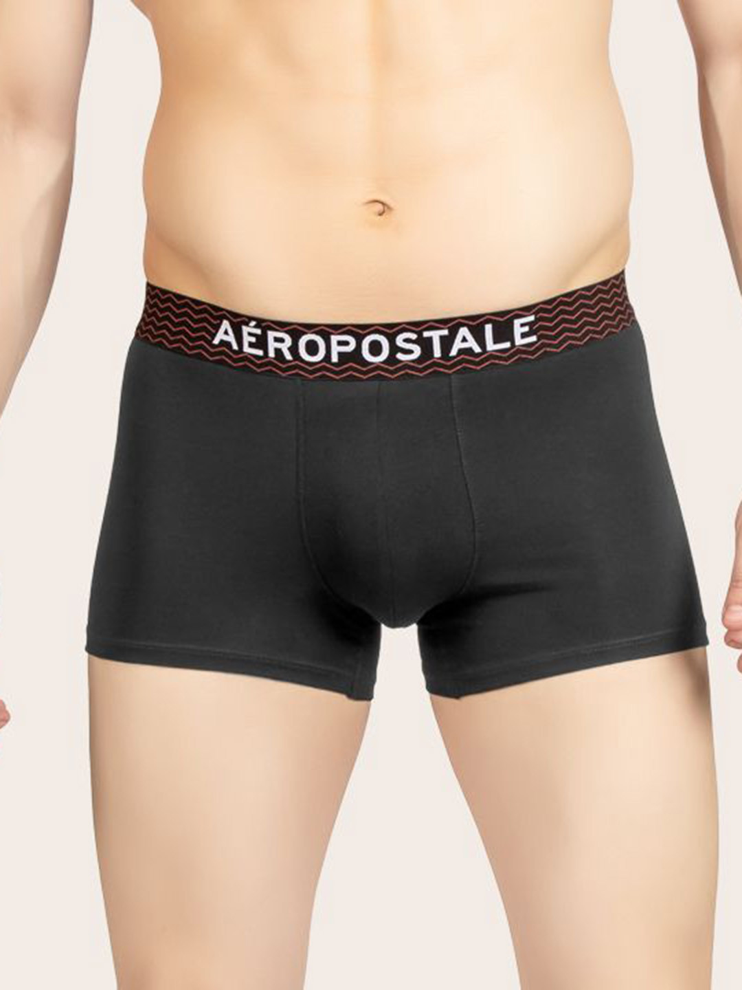 Aeropostale Mid-Rise Short Breathable Trunk LJSTRK01-BLK