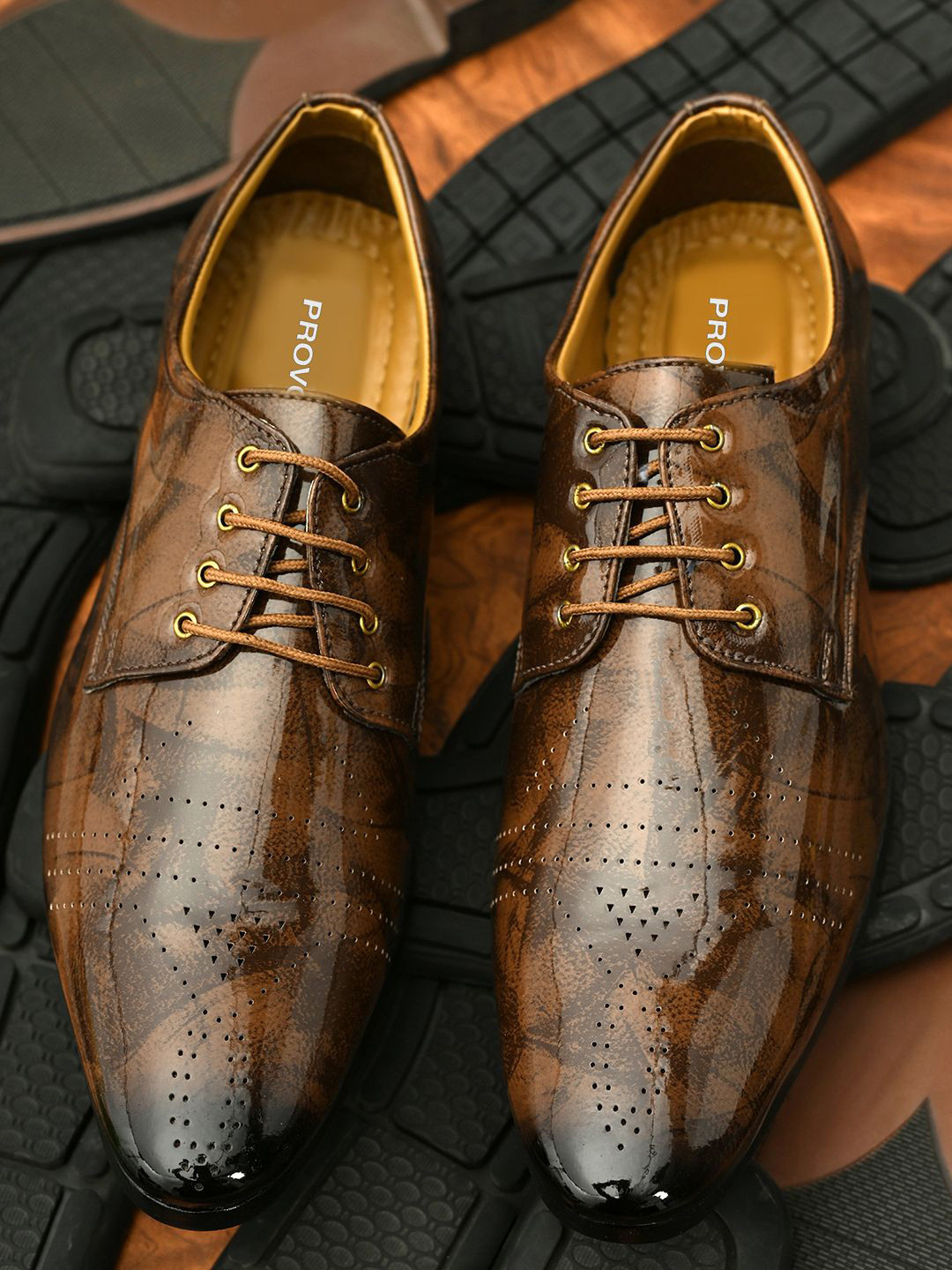 Provogue Men Lace Up Derbys Formal Shoes