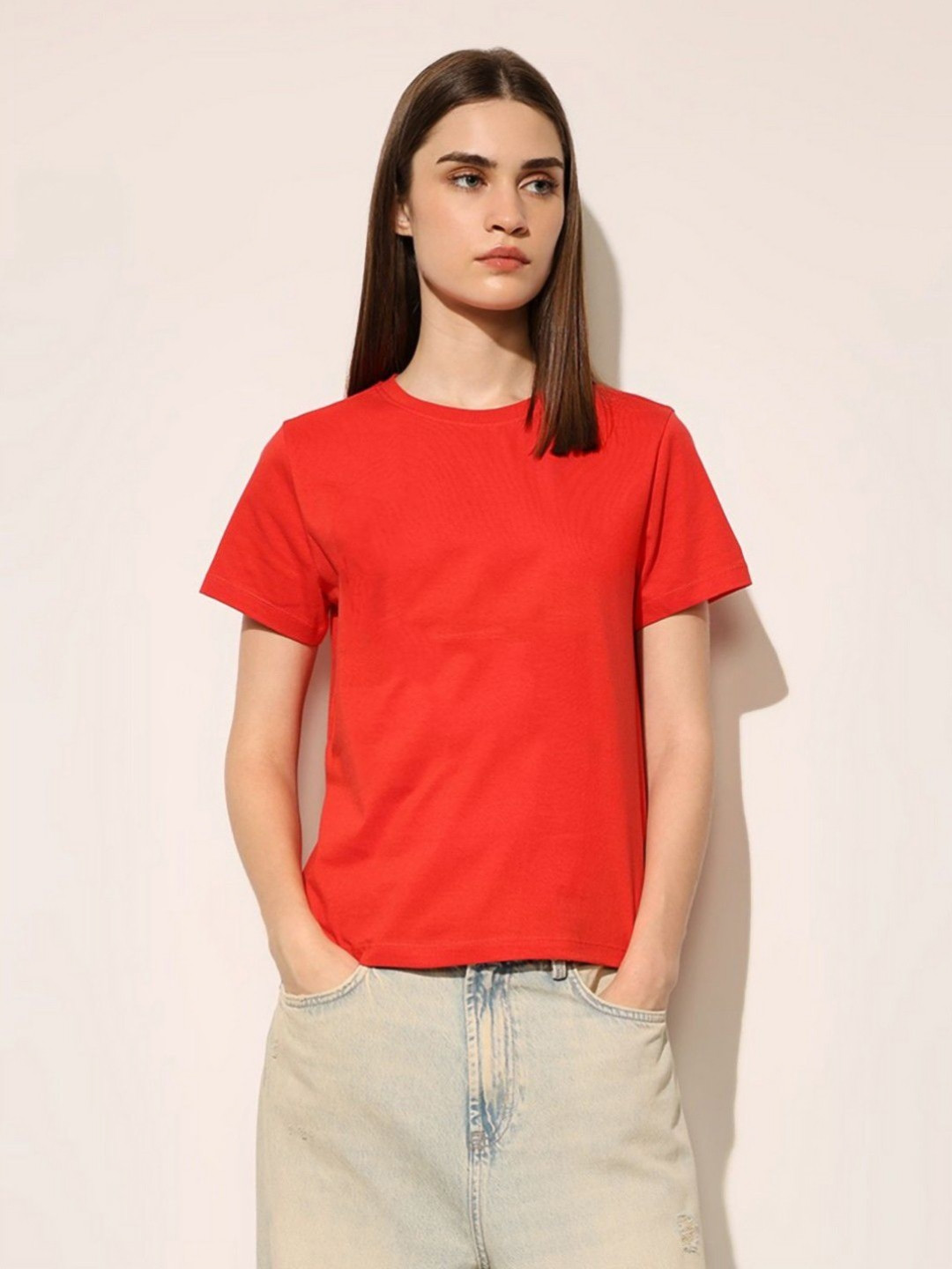 Dogman Round Neck Pure Cotton T-shirt