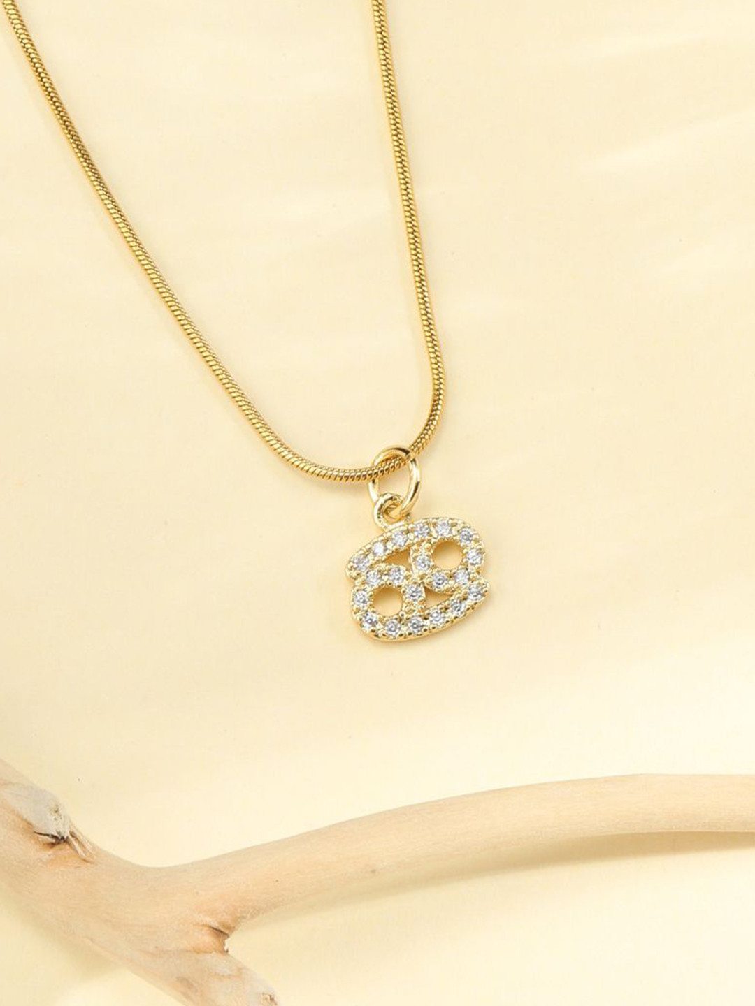 SALTY Pack of 2 Women Cosmic Zodiac Pendant - Cancer