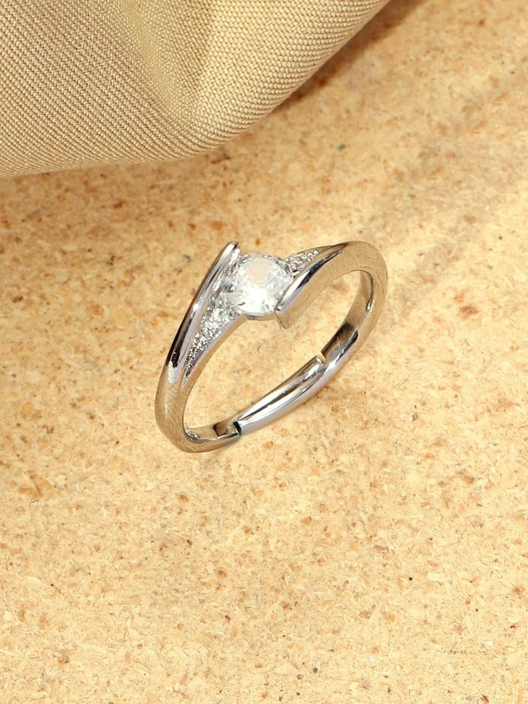 SALTY Pack of 2 Women Vow Gemstone Ring