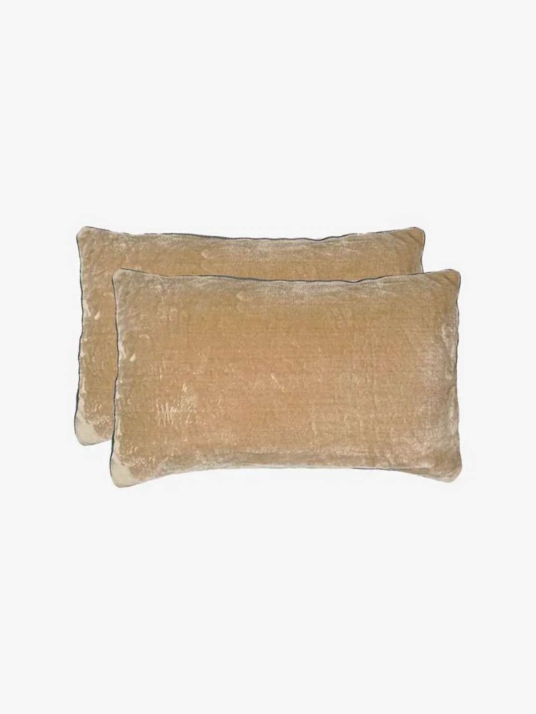 Zarf Tan Pure Cotton Pillow Covers