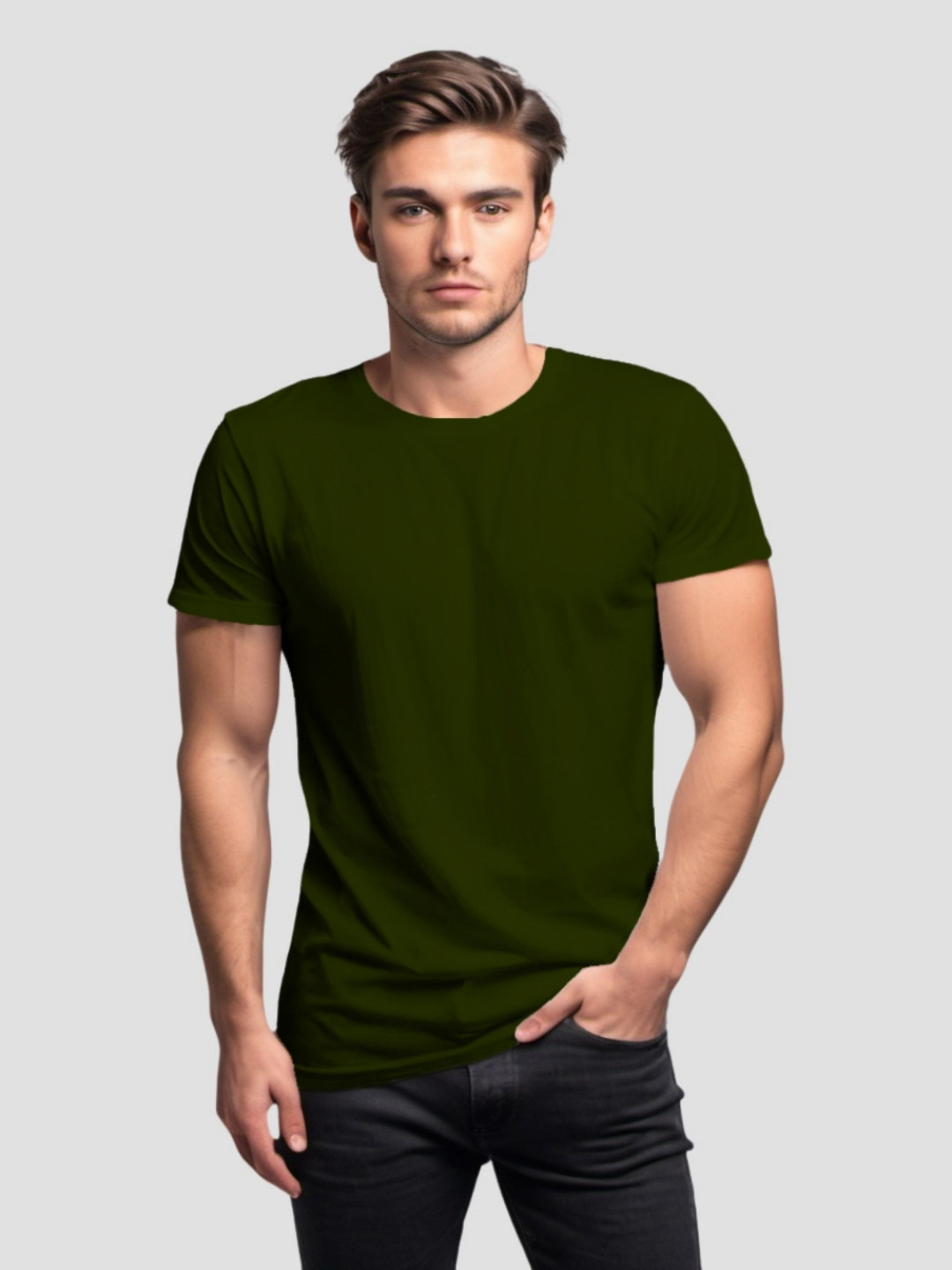 UpClothing Regular Fit Round Neck T-shirt