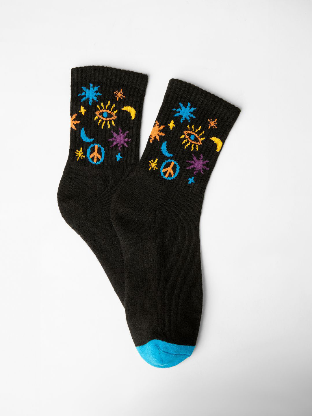 The Souled Store Unisex Souled Socks: Psychedelic