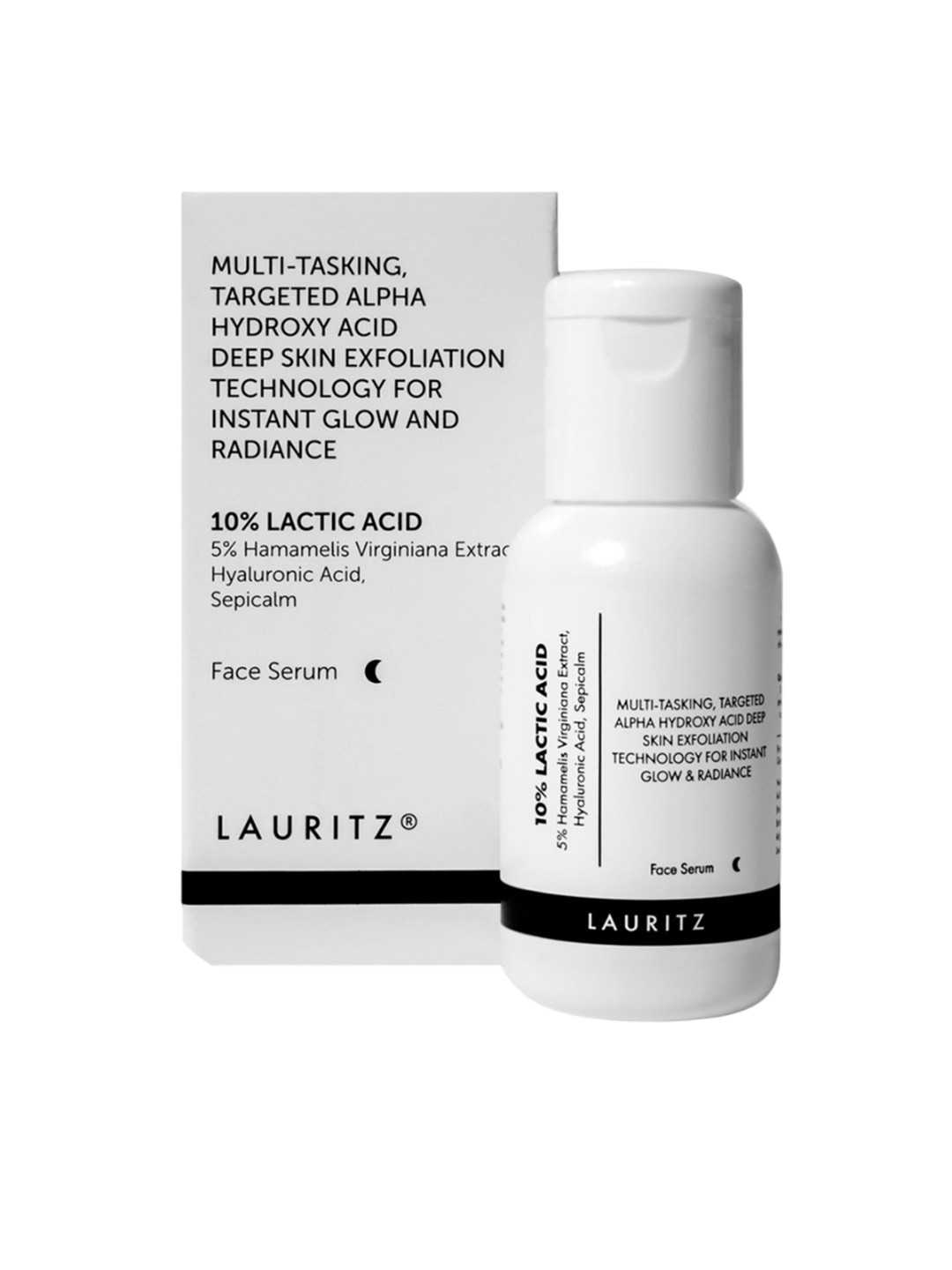 LAURITZ 10% Lactic Acid Instant Glow & Radiance Serum - 30 ml