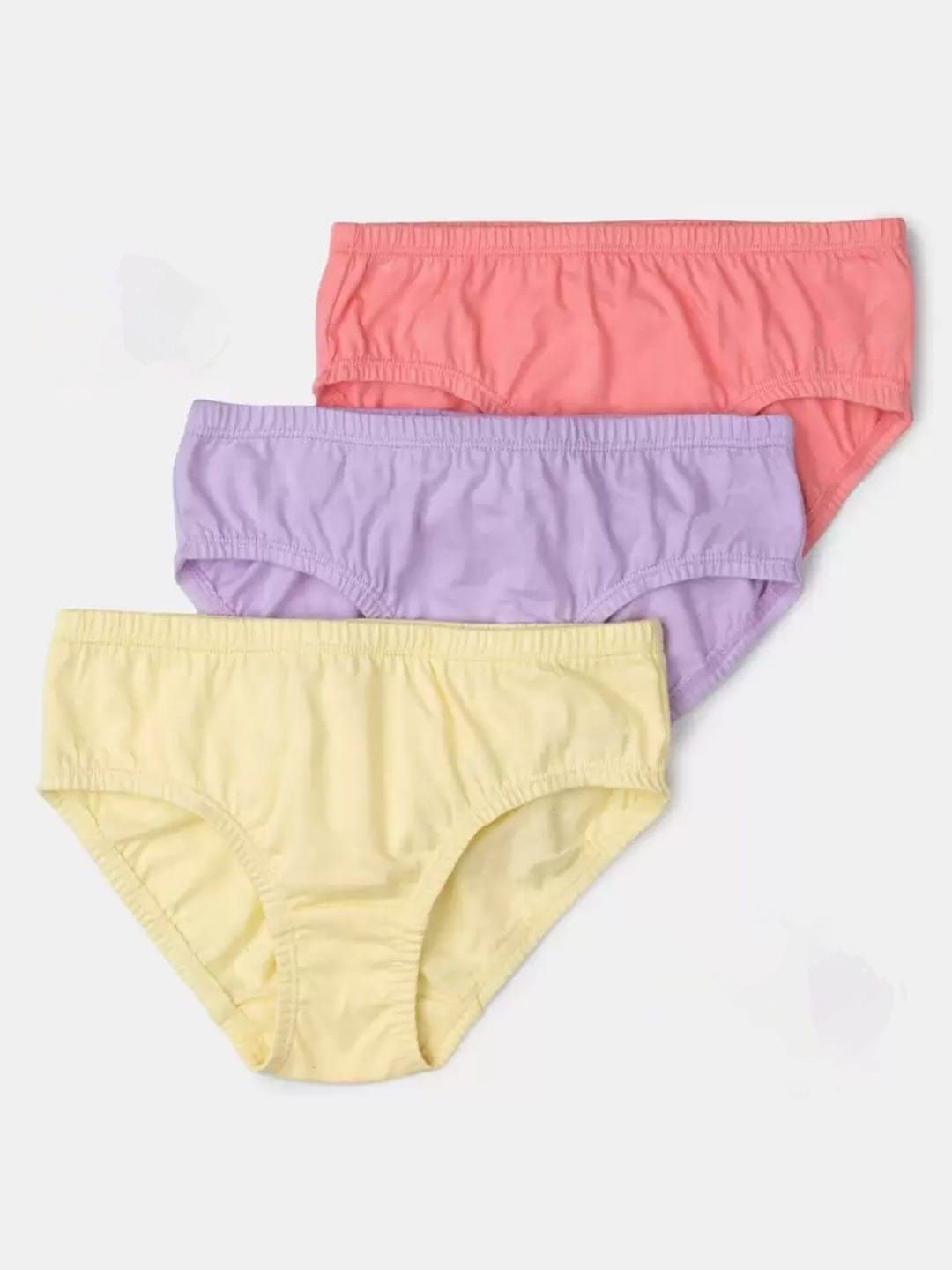 Bexzzor Pack Of 3 Basic Briefs Girls.Brief-BEX-0-3m-S