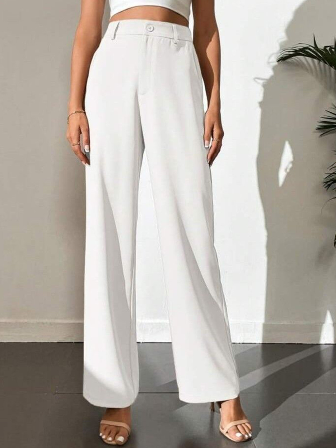 Next One Women Smart High-Rise Trousers