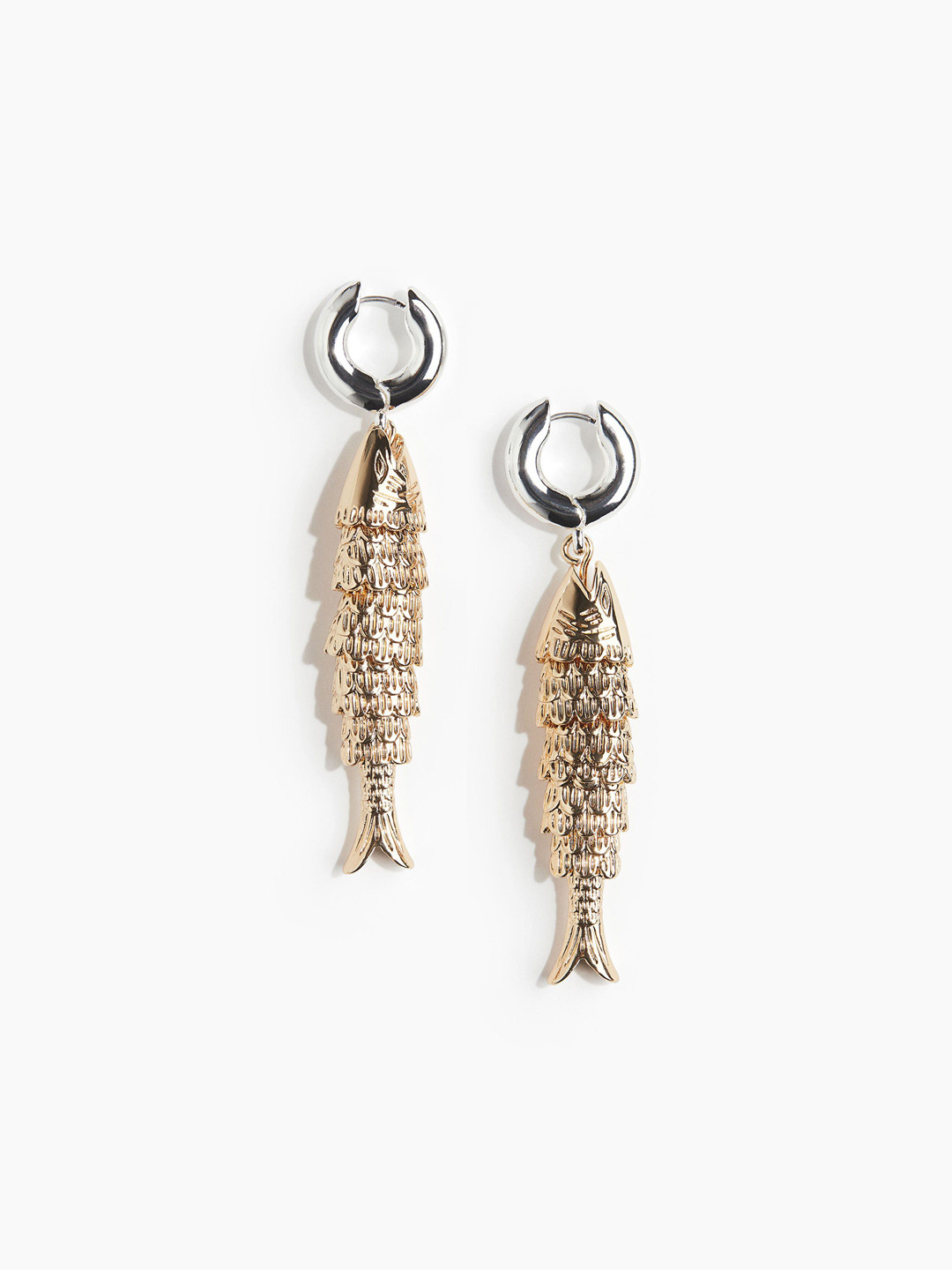 H&M Fish-Pendant Earrings