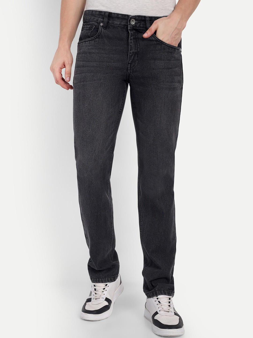 COSMIC Men Regular Fit Mid-Rise Jeans