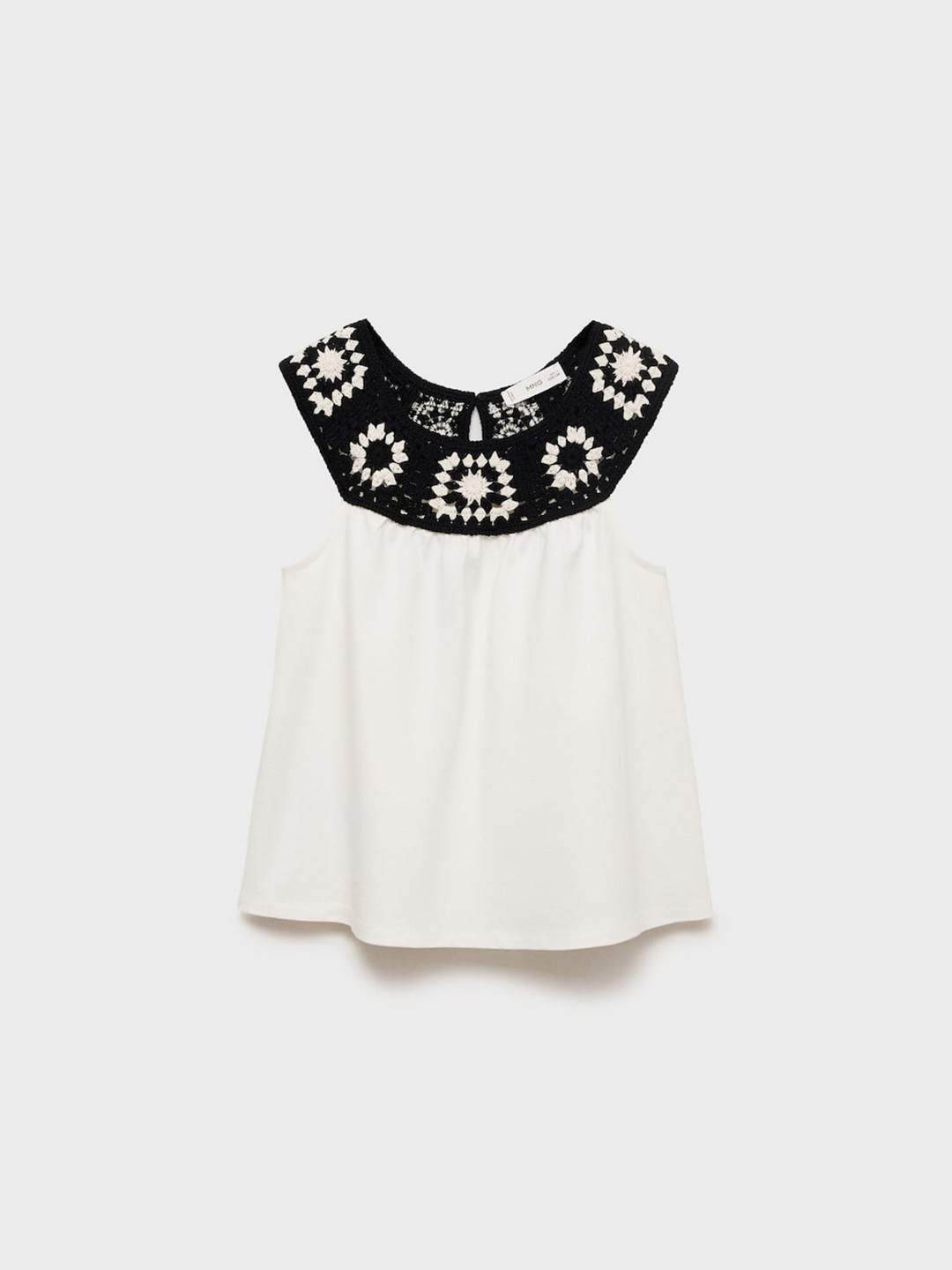 Mango Kids Girls Cotton Crochet Top