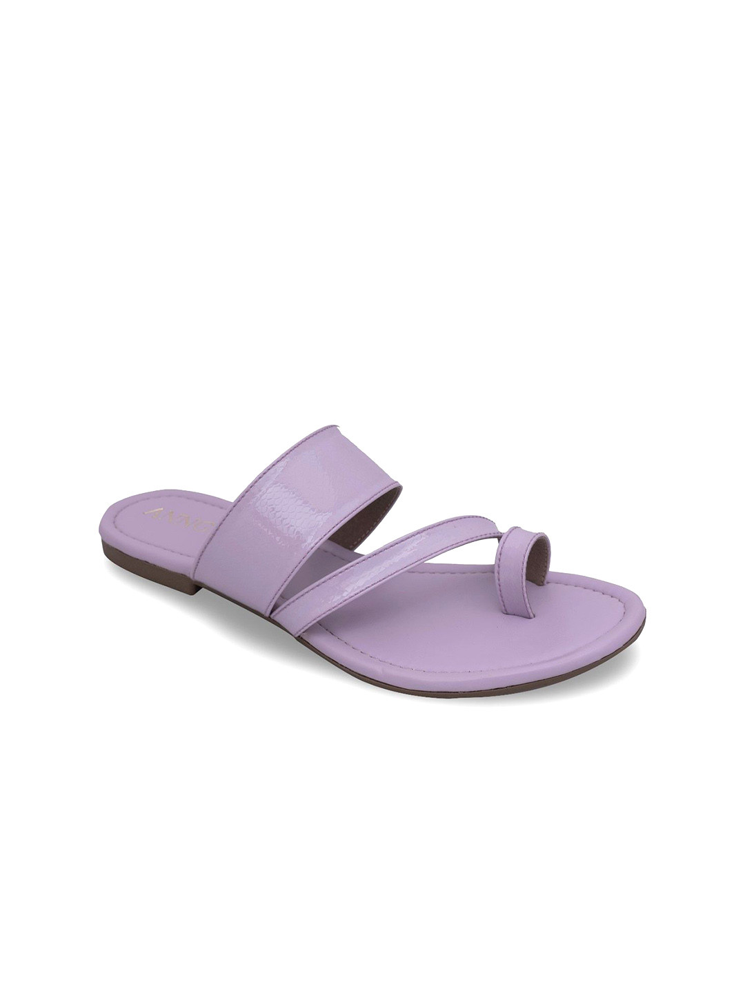 Anngiri Women Solid Strappy One Toe Loop Flats