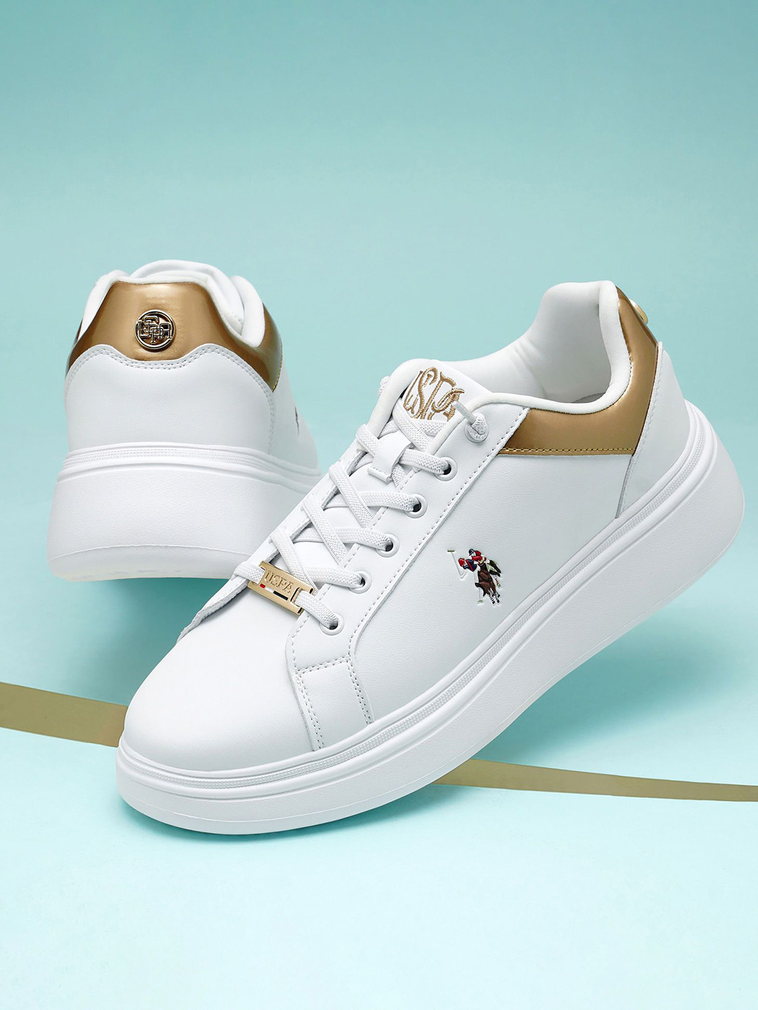 U.S. Polo Assn. Women Elsie Lace-Ups Sneakers