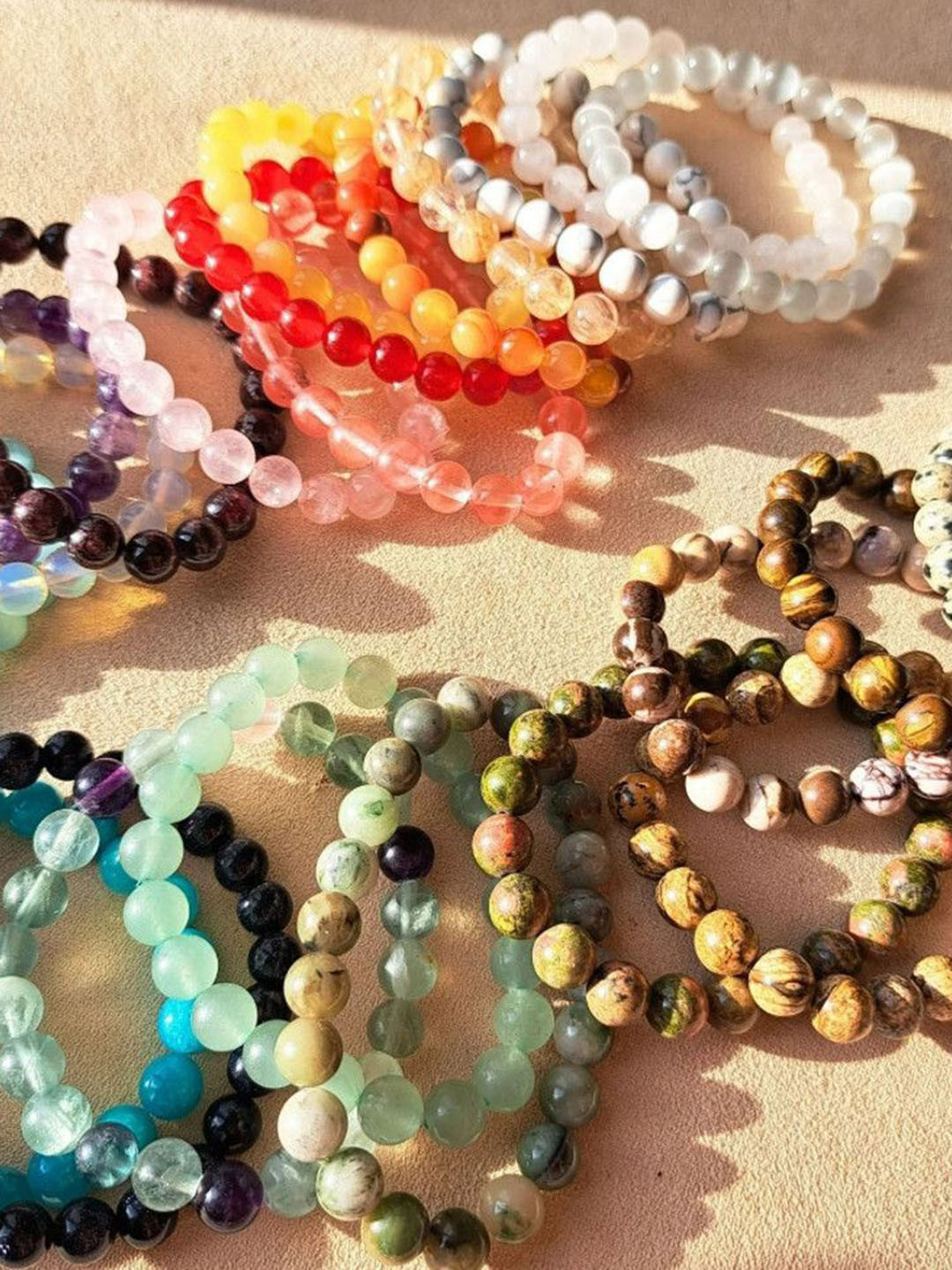 Sukhad Beads Beaded Elasticated Bracelets