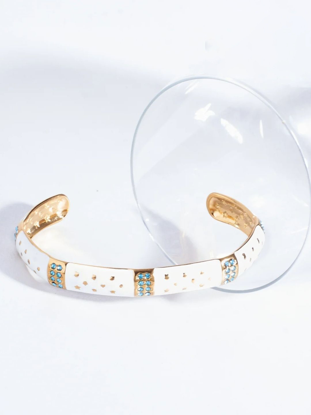 SALTY Pack of 2 Women Opulent Gold Cuff Accents Bracelet