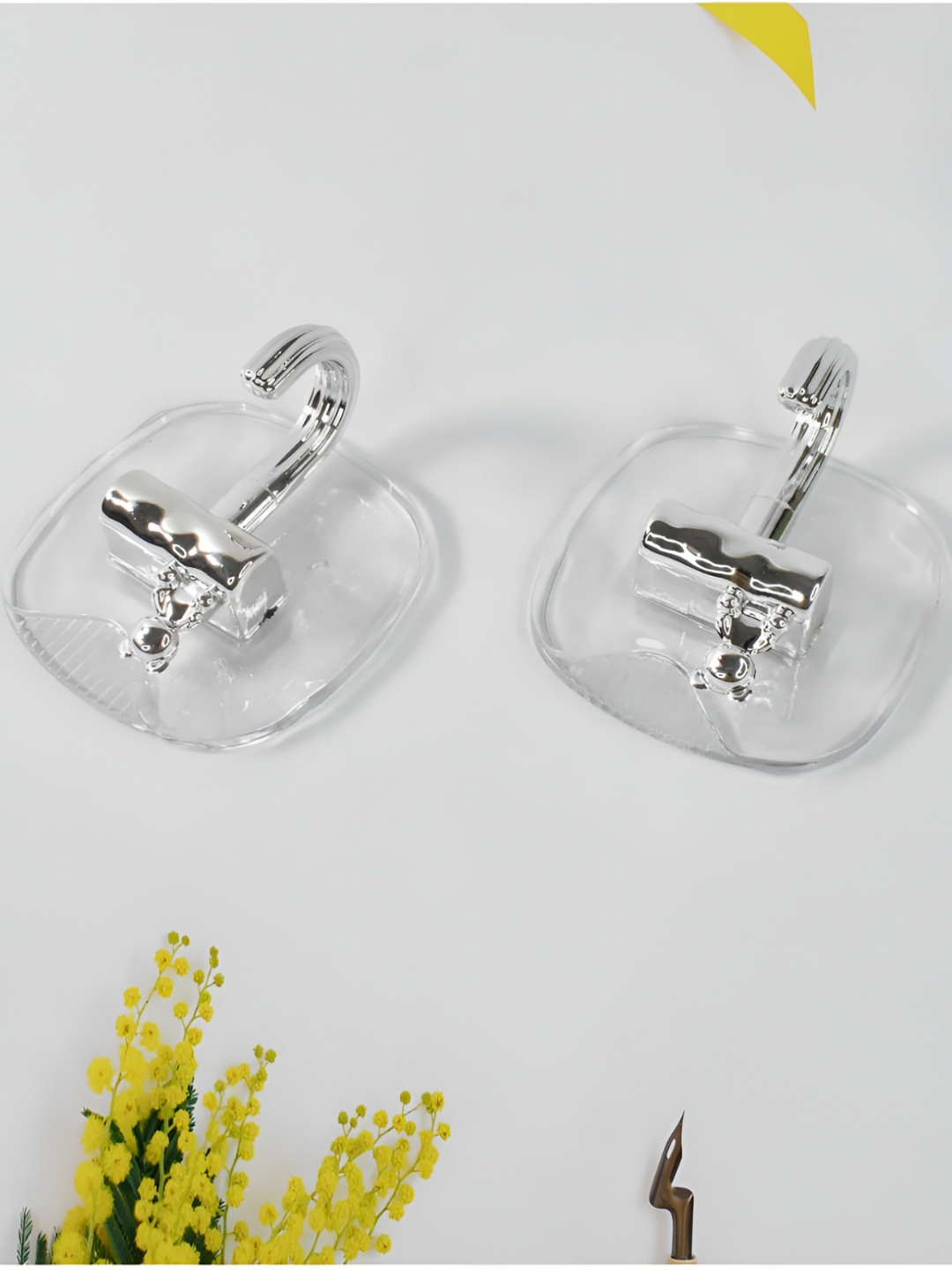 DeoDap Set of 2 Self Adhesive Wall Hooks