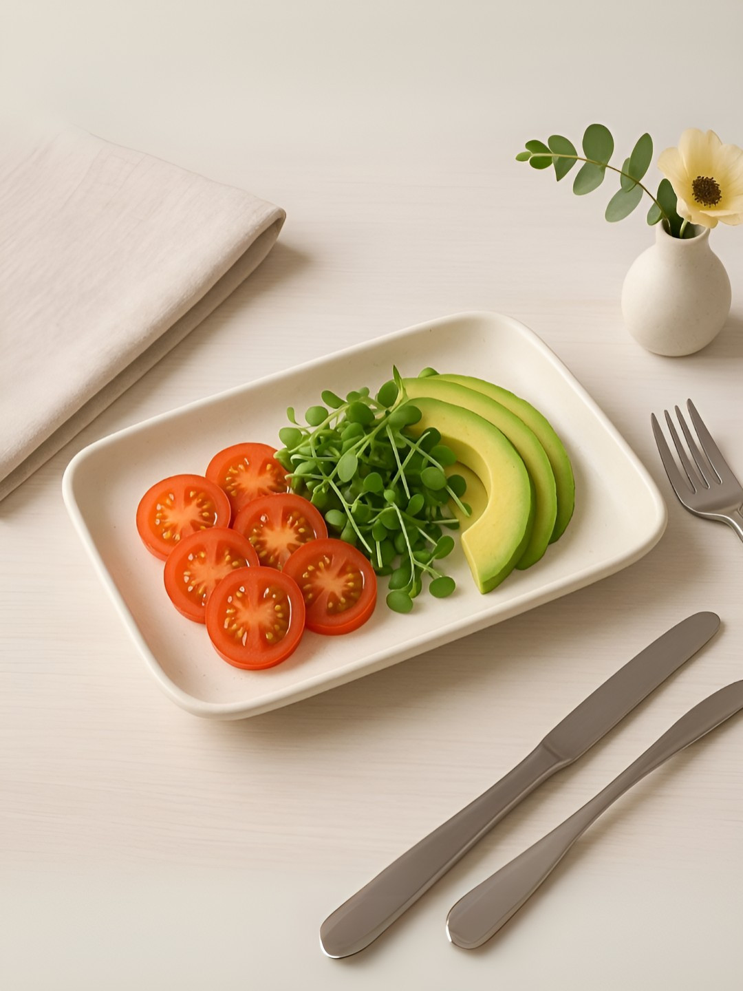 Myntra Elegant Homes Beige 2 Pieces Bamboo Eco-Friendly Wheat Straw Plate