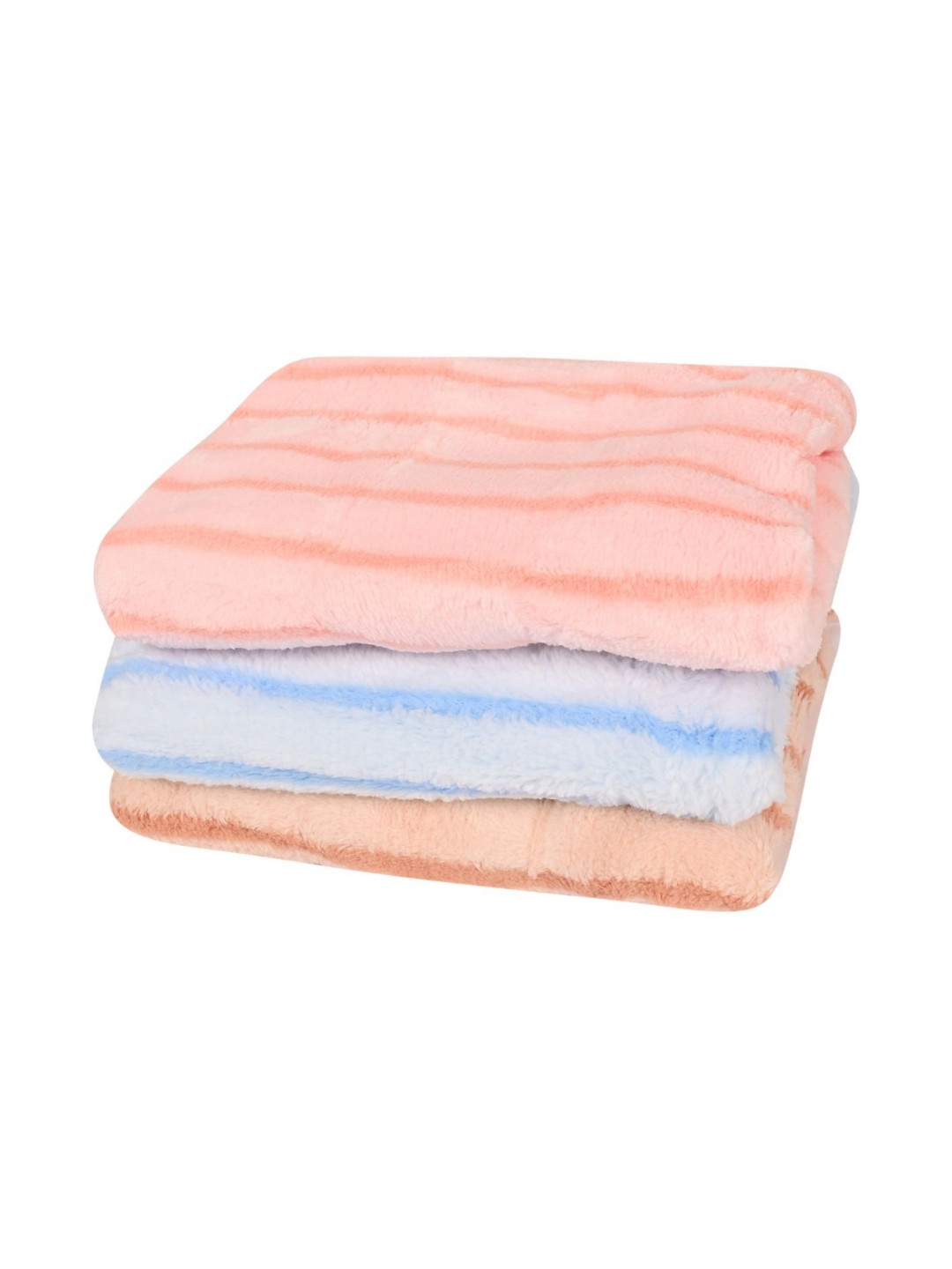 LOOM LEGACY 3-Pcs Blue & White Striped Kitchen Towel