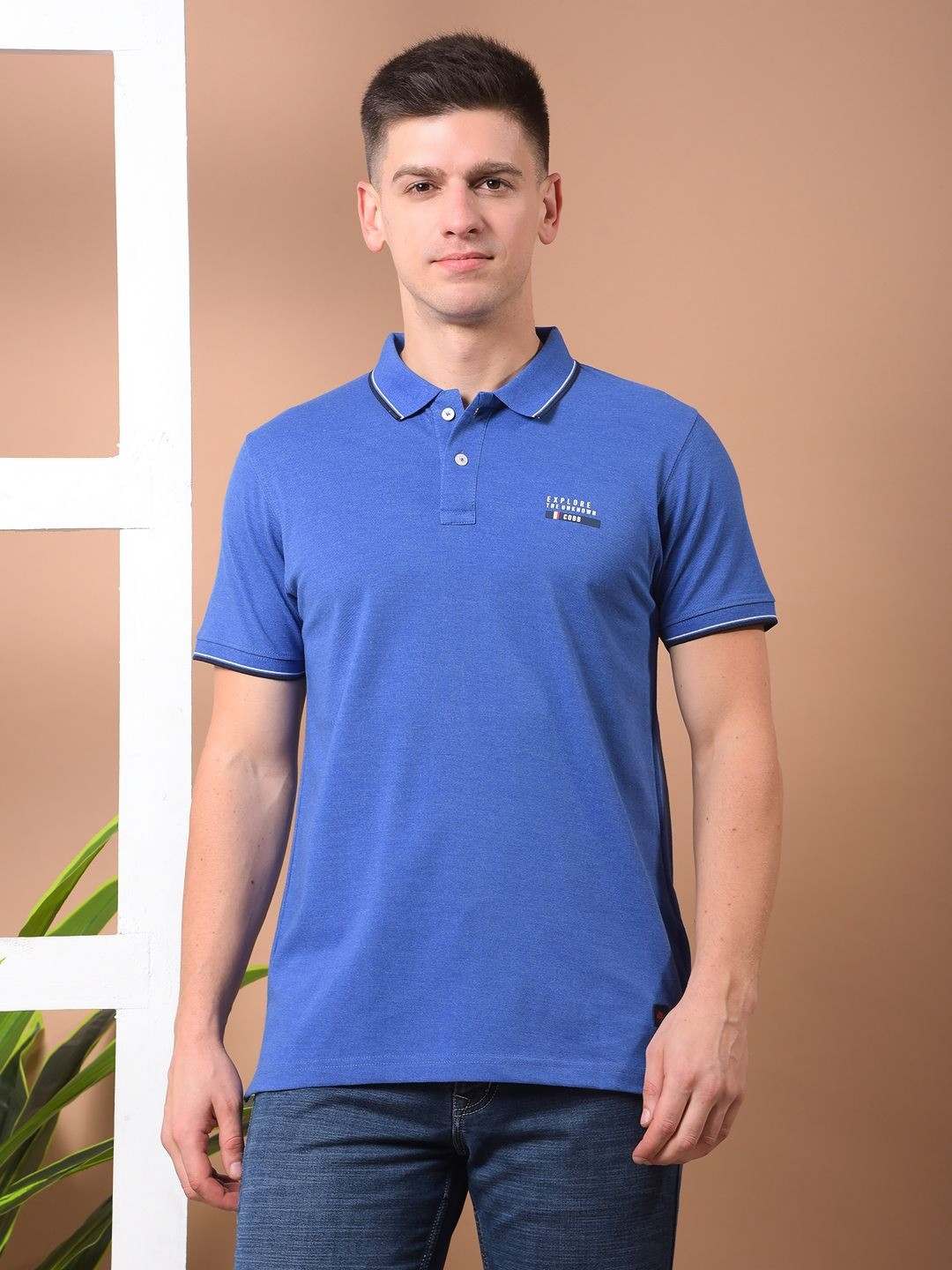 COBB Polo Collar Cotton T-shirt