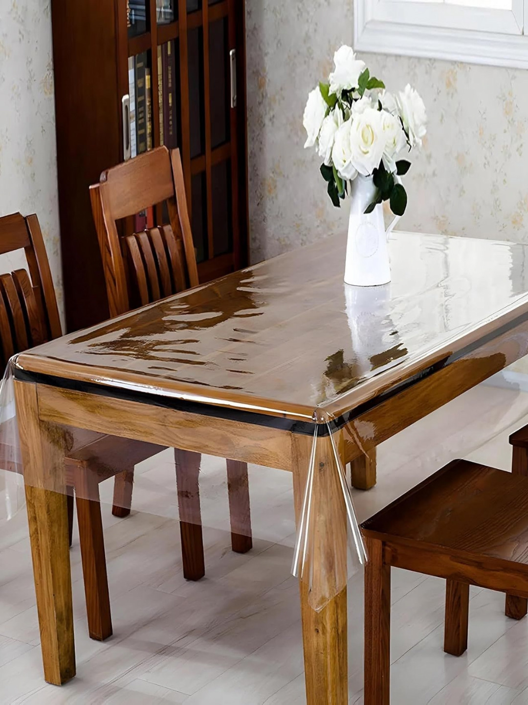 Wings Star Transparent Plastic Table Covers