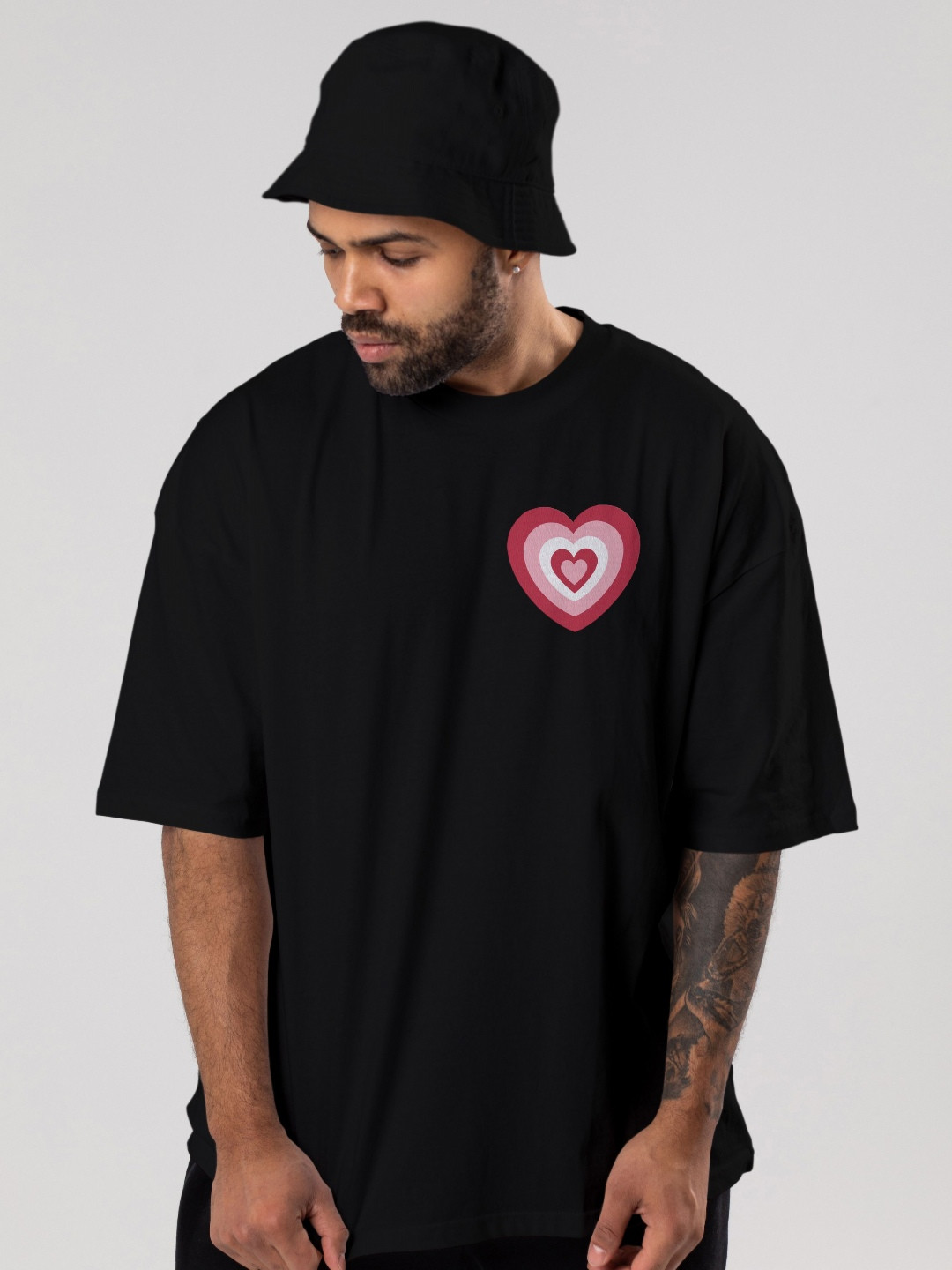 Offbeat Outfits Men Graphic Oversized Drop-Shoulder T-shirt