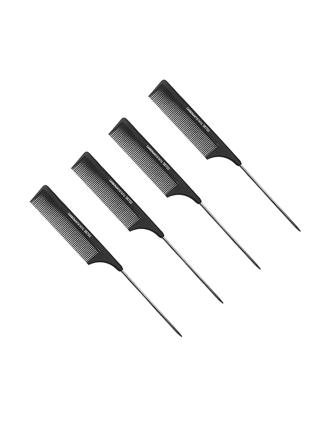 Utkarsh Set Of 4 Barber Pin Tail Comb For Cutting & Hair Styling