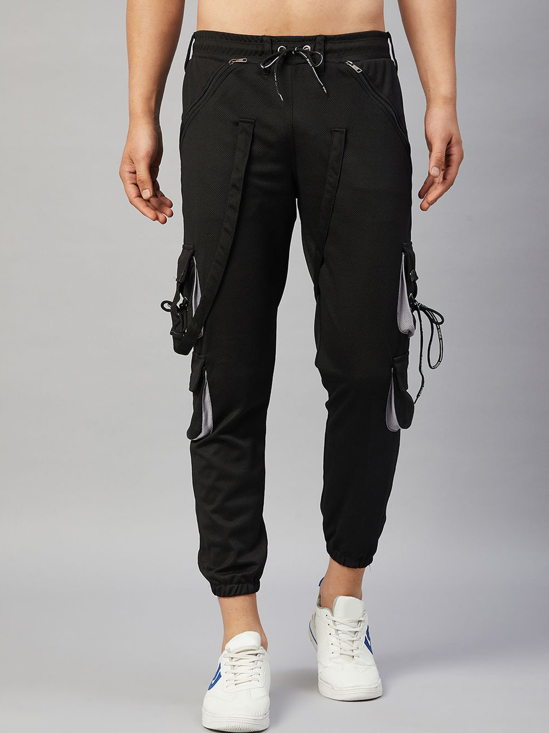 CHROME & CORAL Men Cargos Trousers