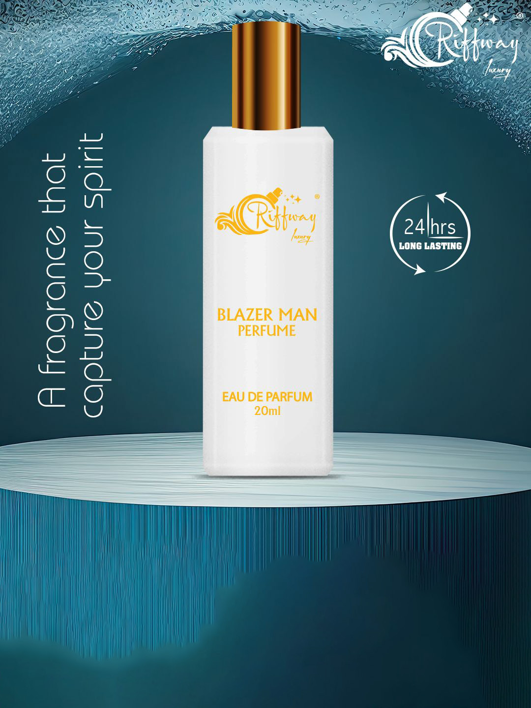 riffway Men Set Of 3 Blazer Man Long Lasting Eau De Parfum - 20 ml Each