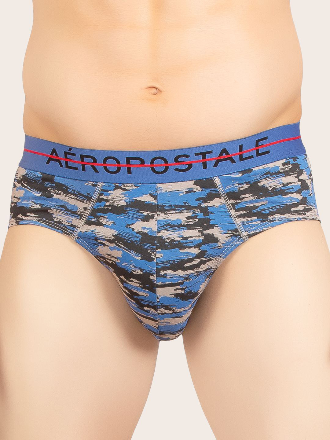 Aeropostale Mid Rise Basic Briefs LJABF01-GRBC