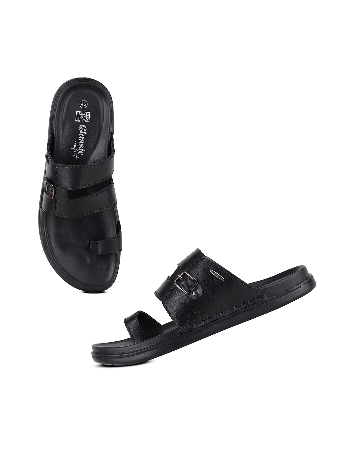 Red Chief Men Leather Comfort Sandals