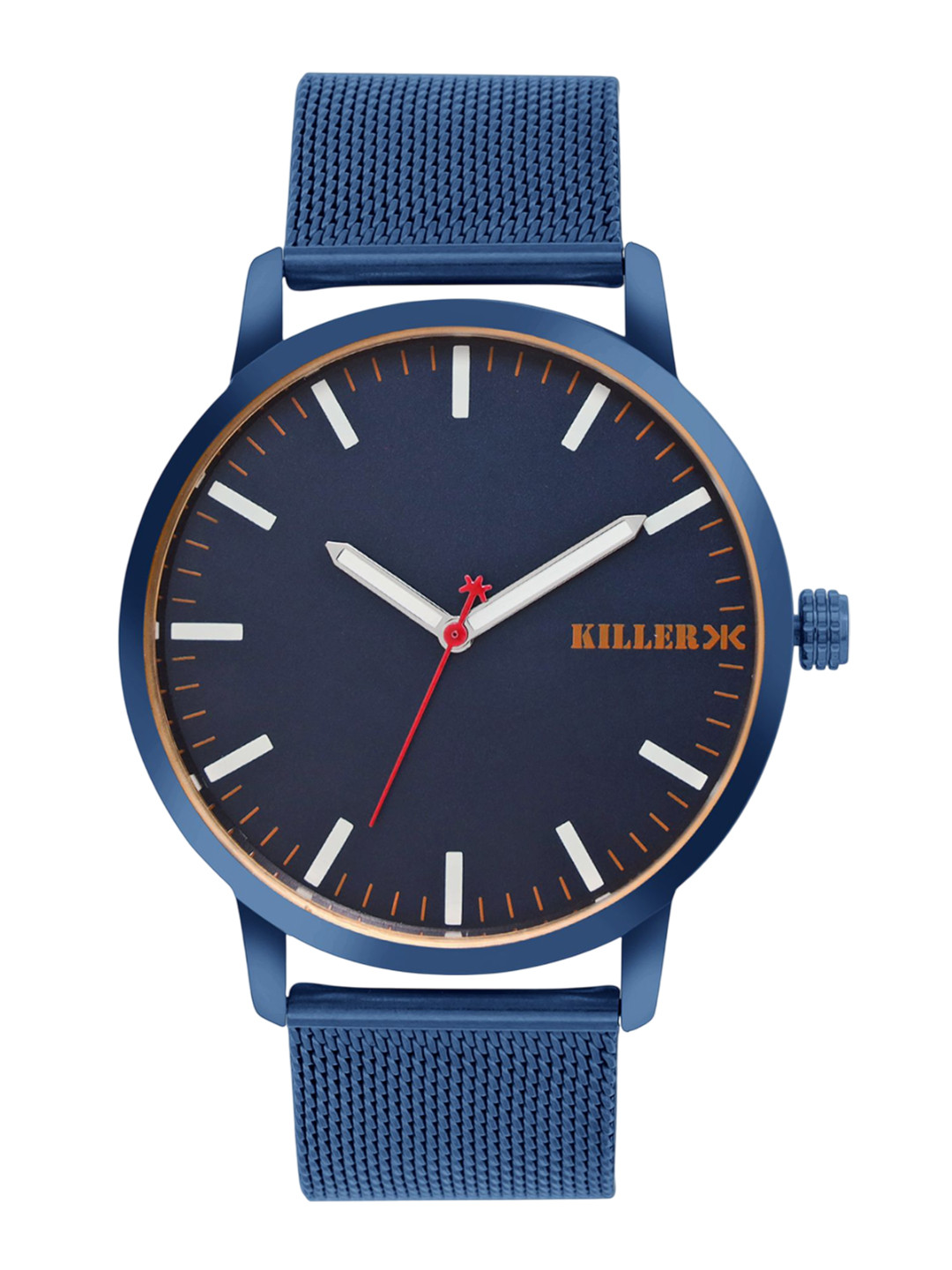 Killer Men Brass Printed Dial & Straps Analogue Watch KL25-5B