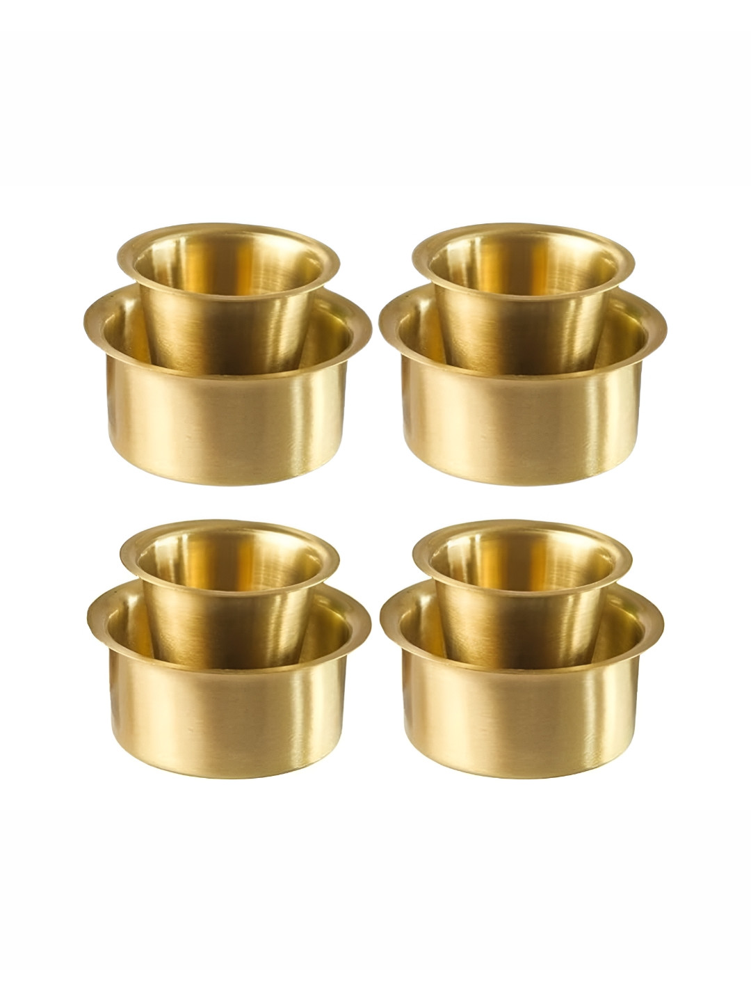 VPSK Gold-Toned 4 Piece Solid Tea Set