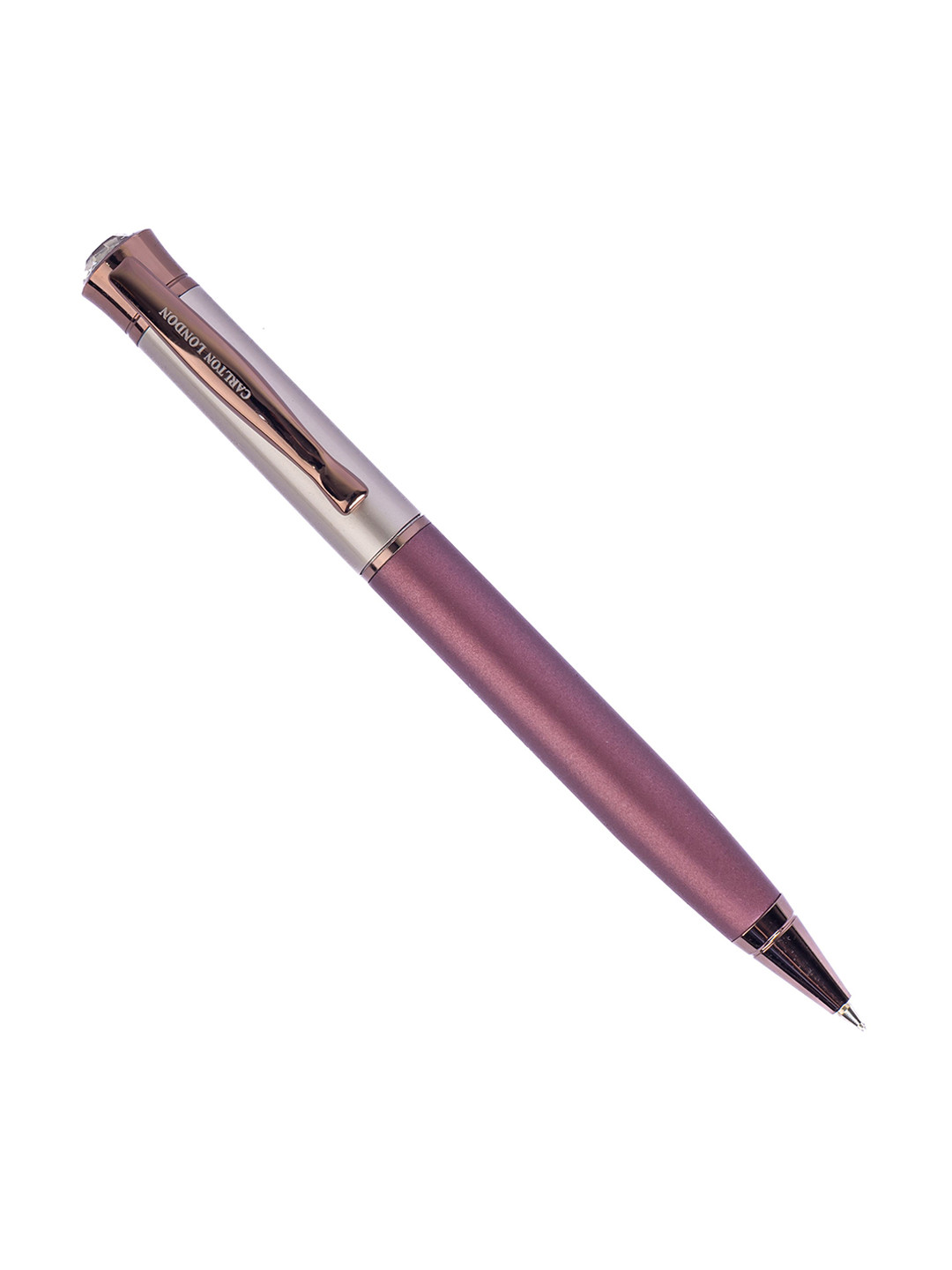 Carlton London Brown Metallic Finish Ball Pen