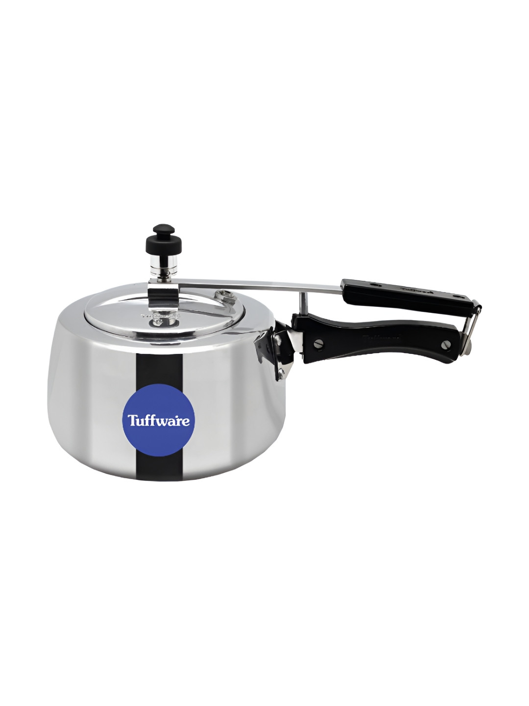 TUFFWAIRE Grey Aluminium Induction Base Inner Lid Hard Anodized Pressure Cooker-5 L
