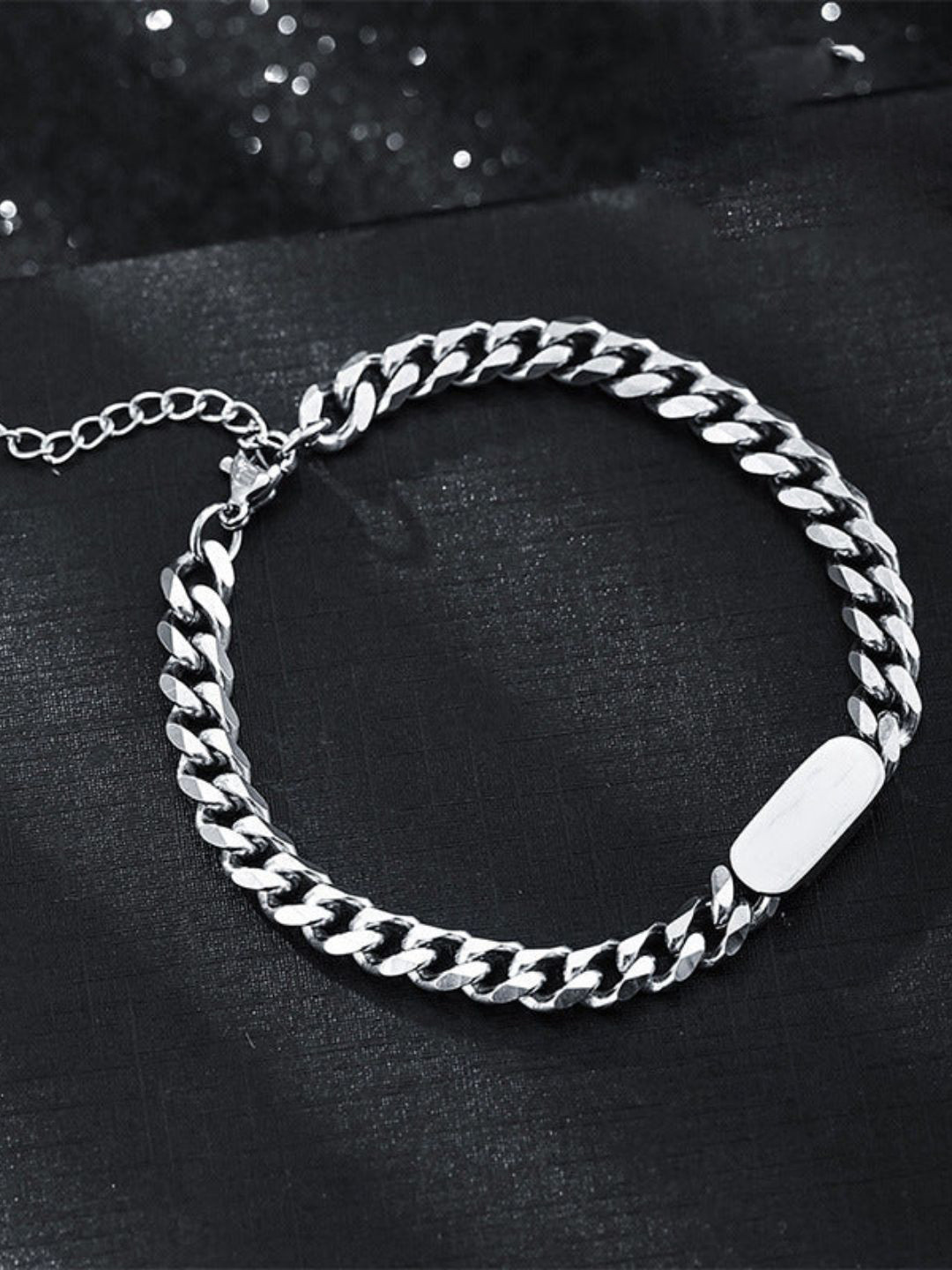 SALTY Pack of 2 Men Vintage Voyager Silver Bracelet