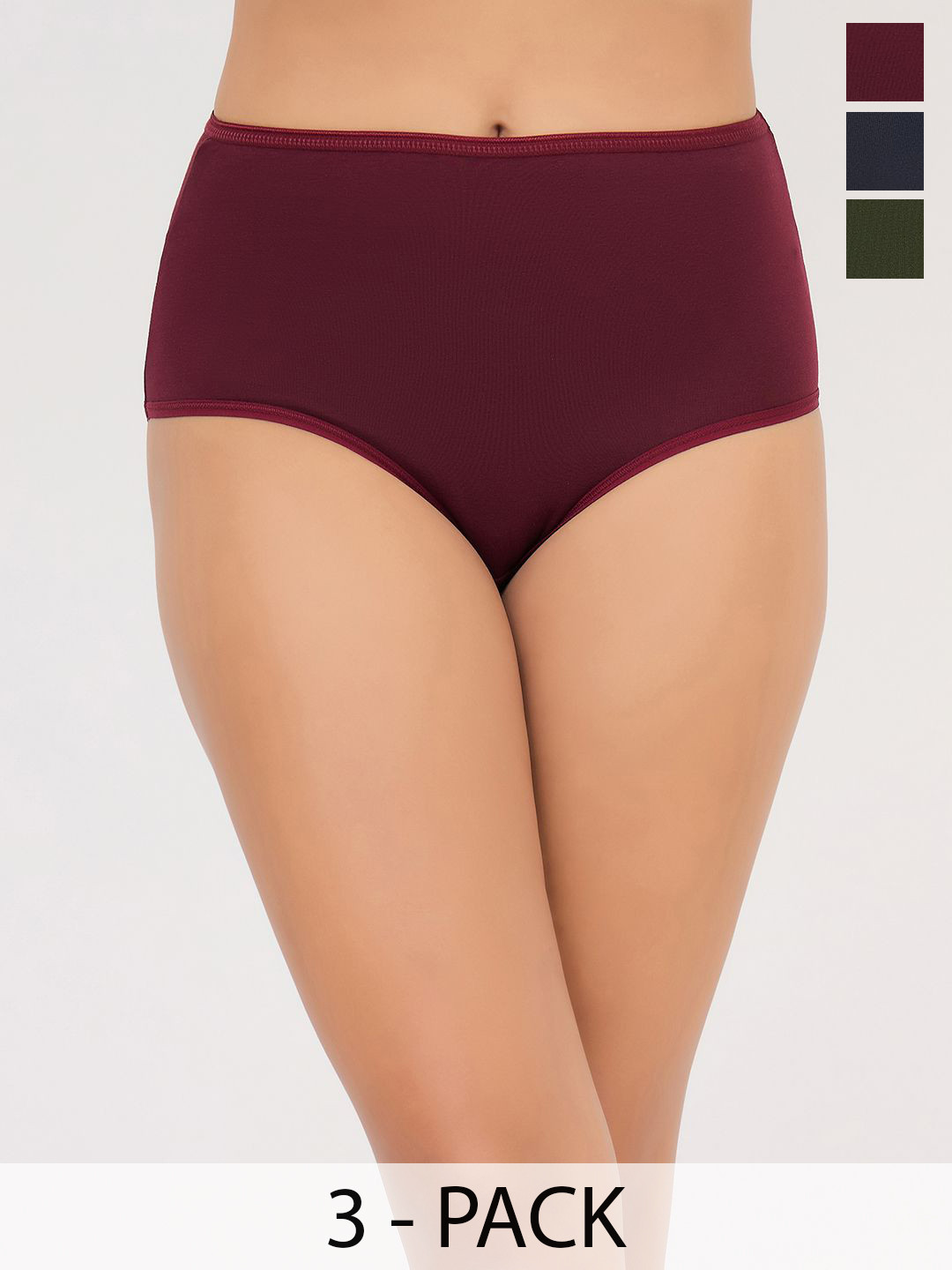 Clovia Pack Of 3 Hipster Briefs PN5209B60S