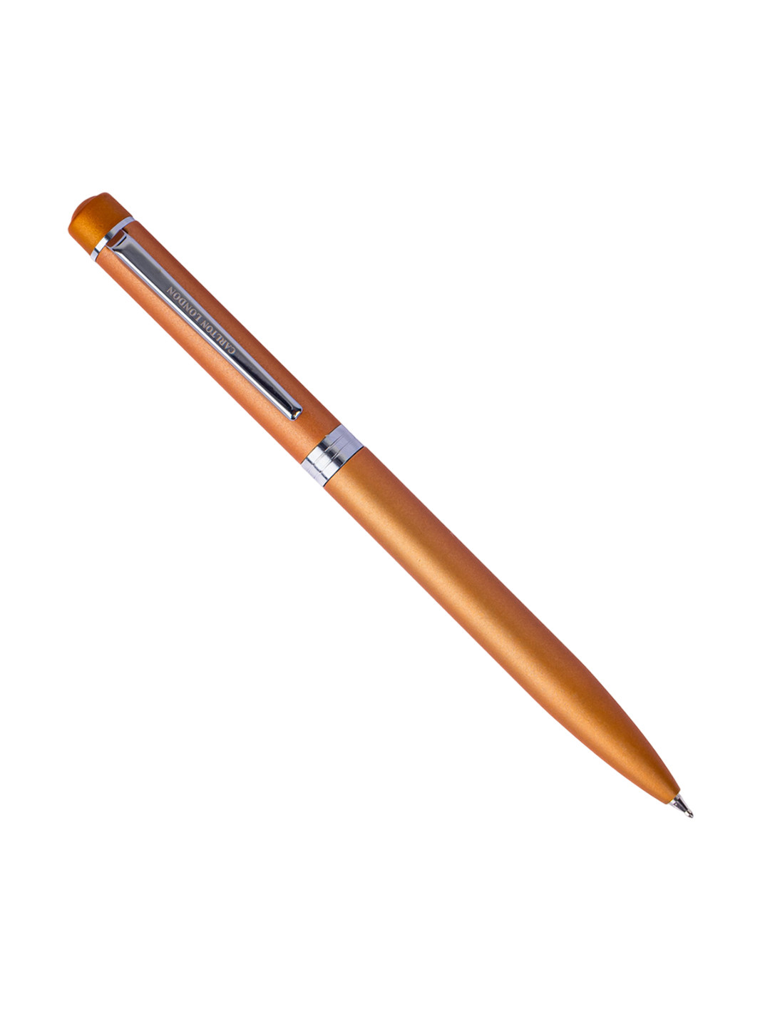 Carlton London Orange-Colored Twist Mechanism Pen