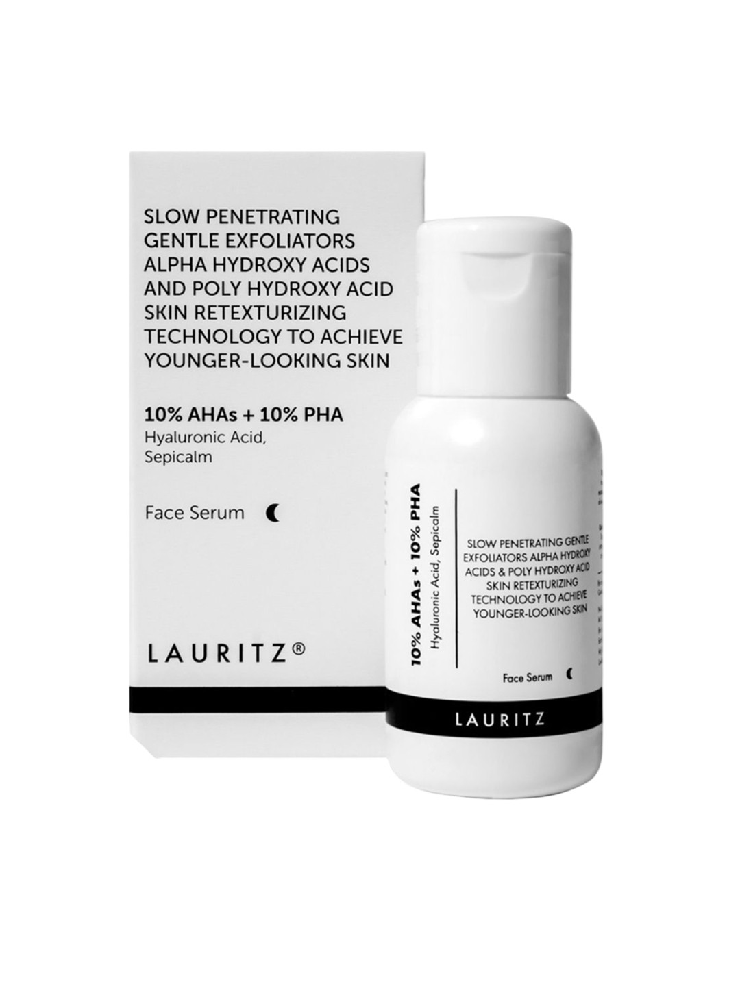 LAURITZ 10% AHAs + 10% PHA Nightly Retexturizing Serum - 30 ml