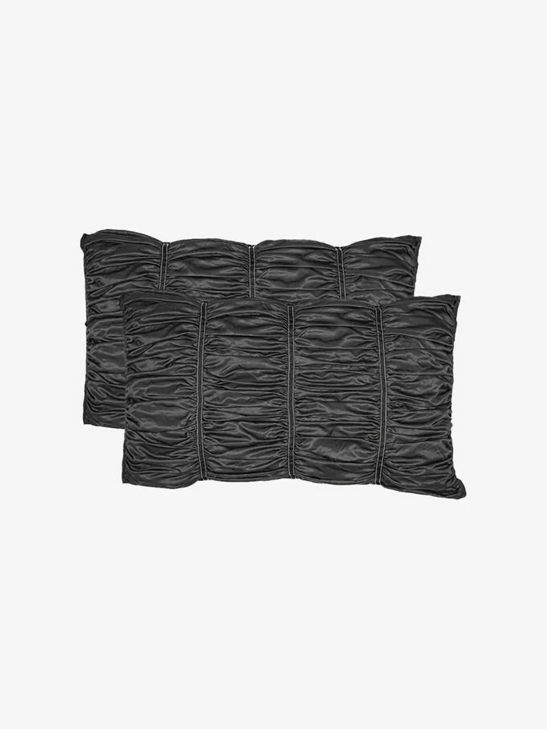 Zarf Charcoal Pure Cotton Pillow Covers