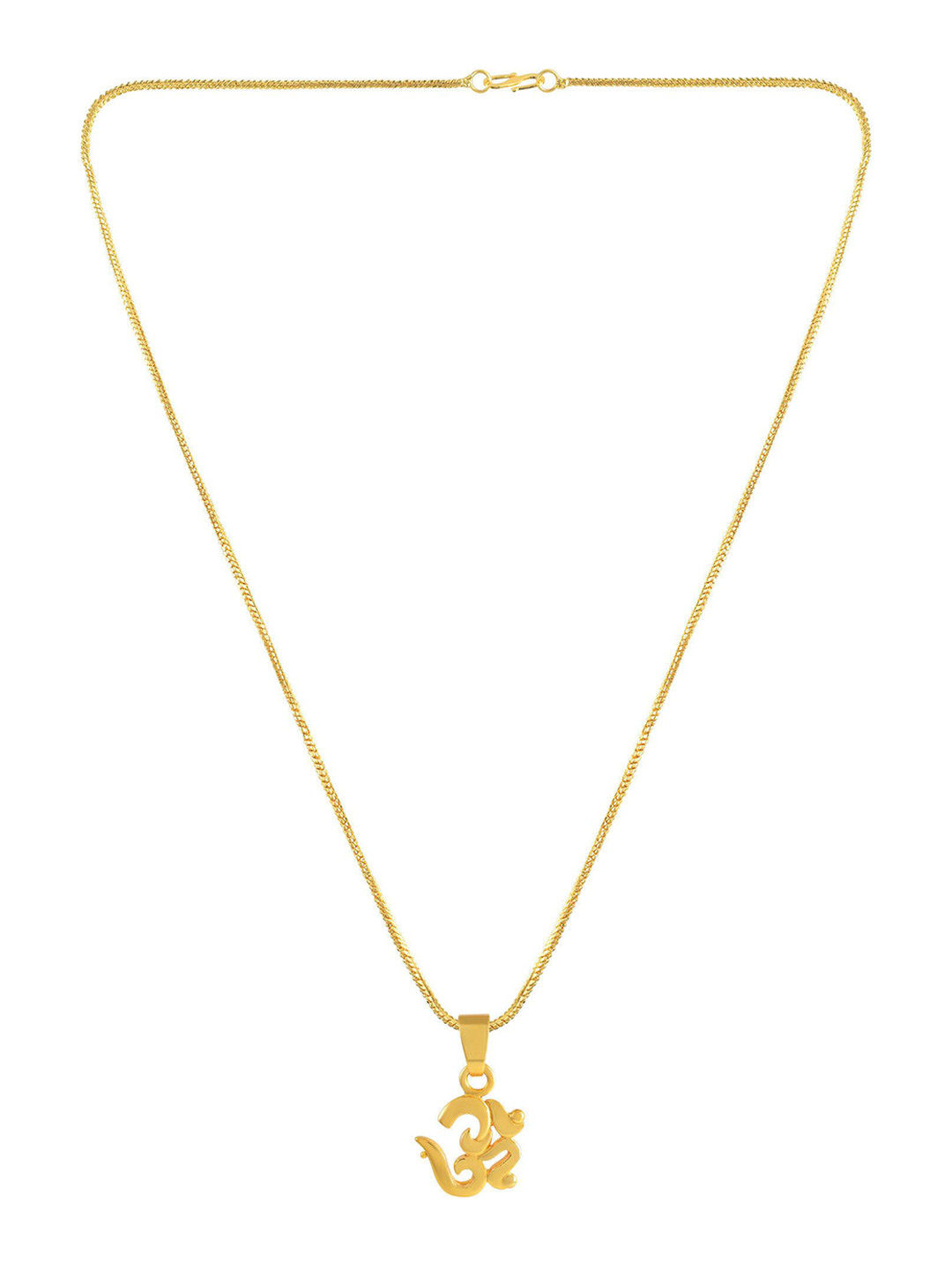 ADMIER Gold-Plated Contemporary Pendants with Chains