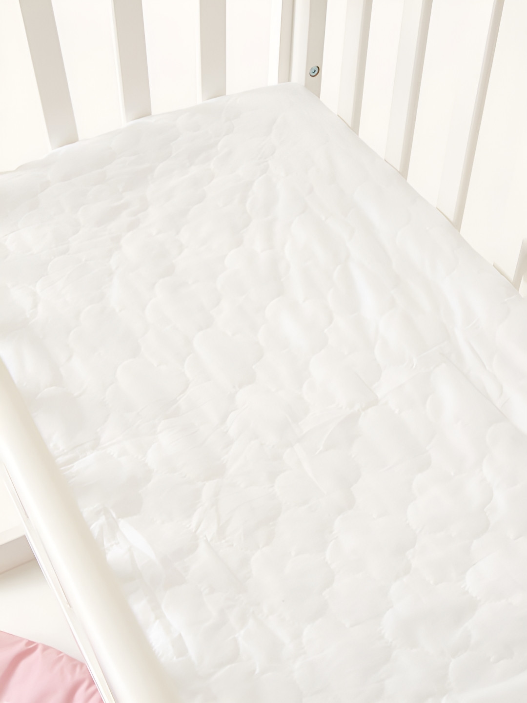 Giggles by Babyshop White Cotton Water Resistant Mattress Protector