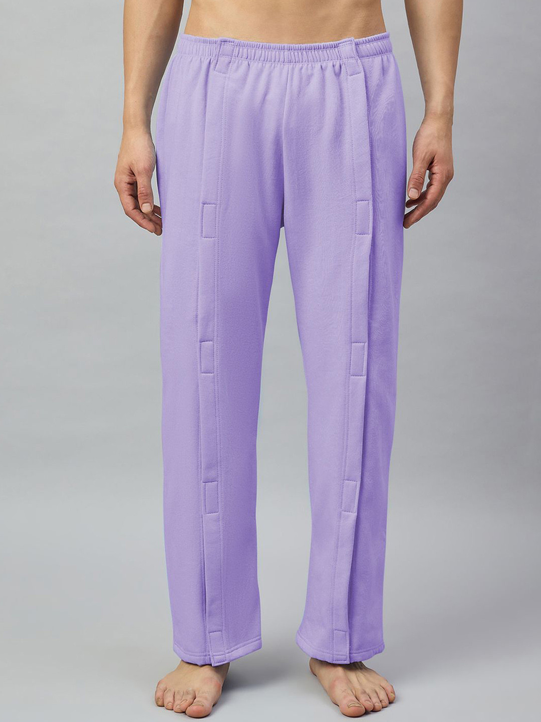 Haxor Men Solid Flat-Front Regular Adaptive Trousers