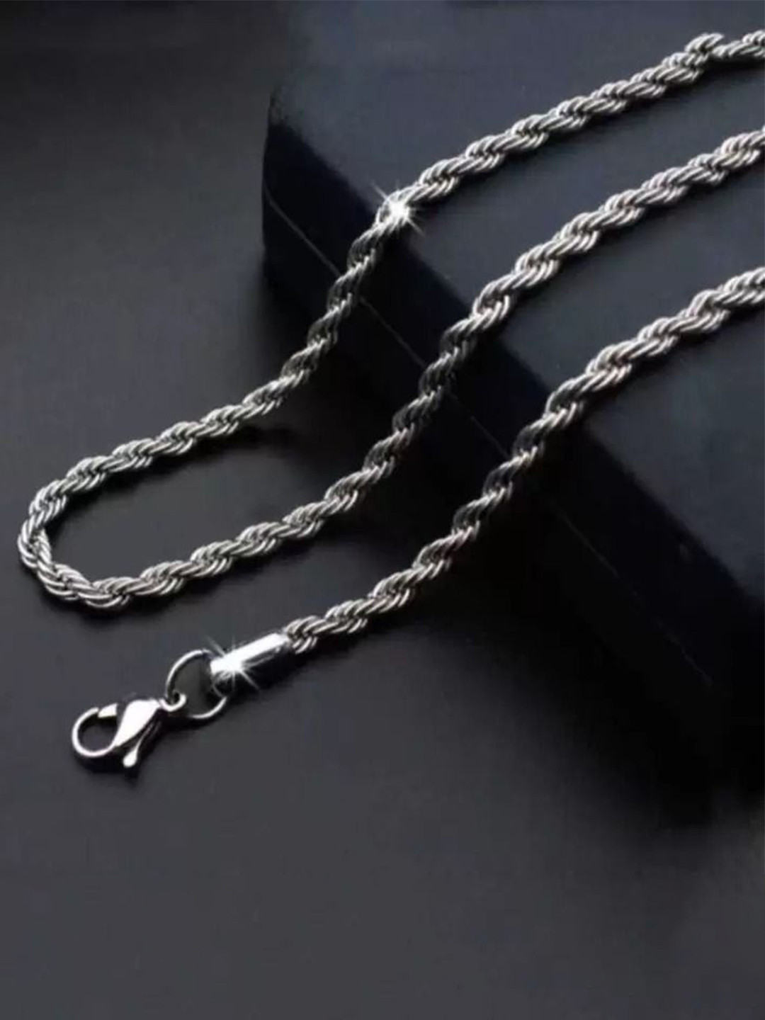 spyronix real treasure Men Silver-Plated Necklace