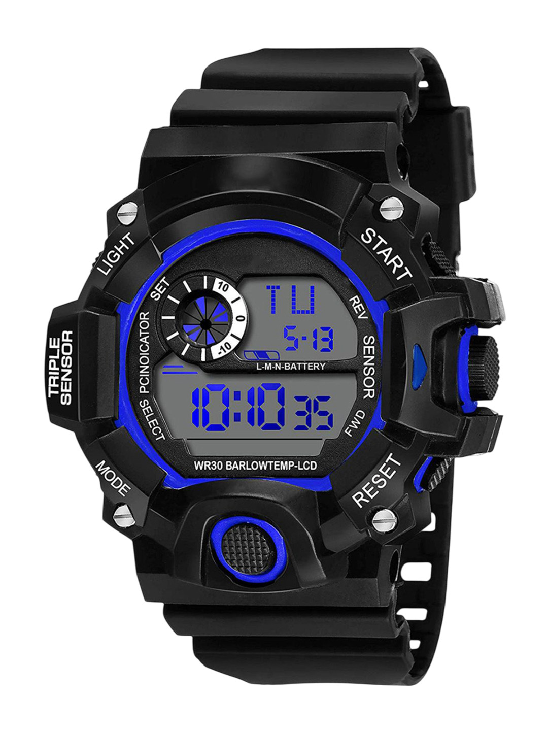 SWADESI STUFF Unisex Kids Dial & Straps Digital Automatic Watch 730 BLUE 99